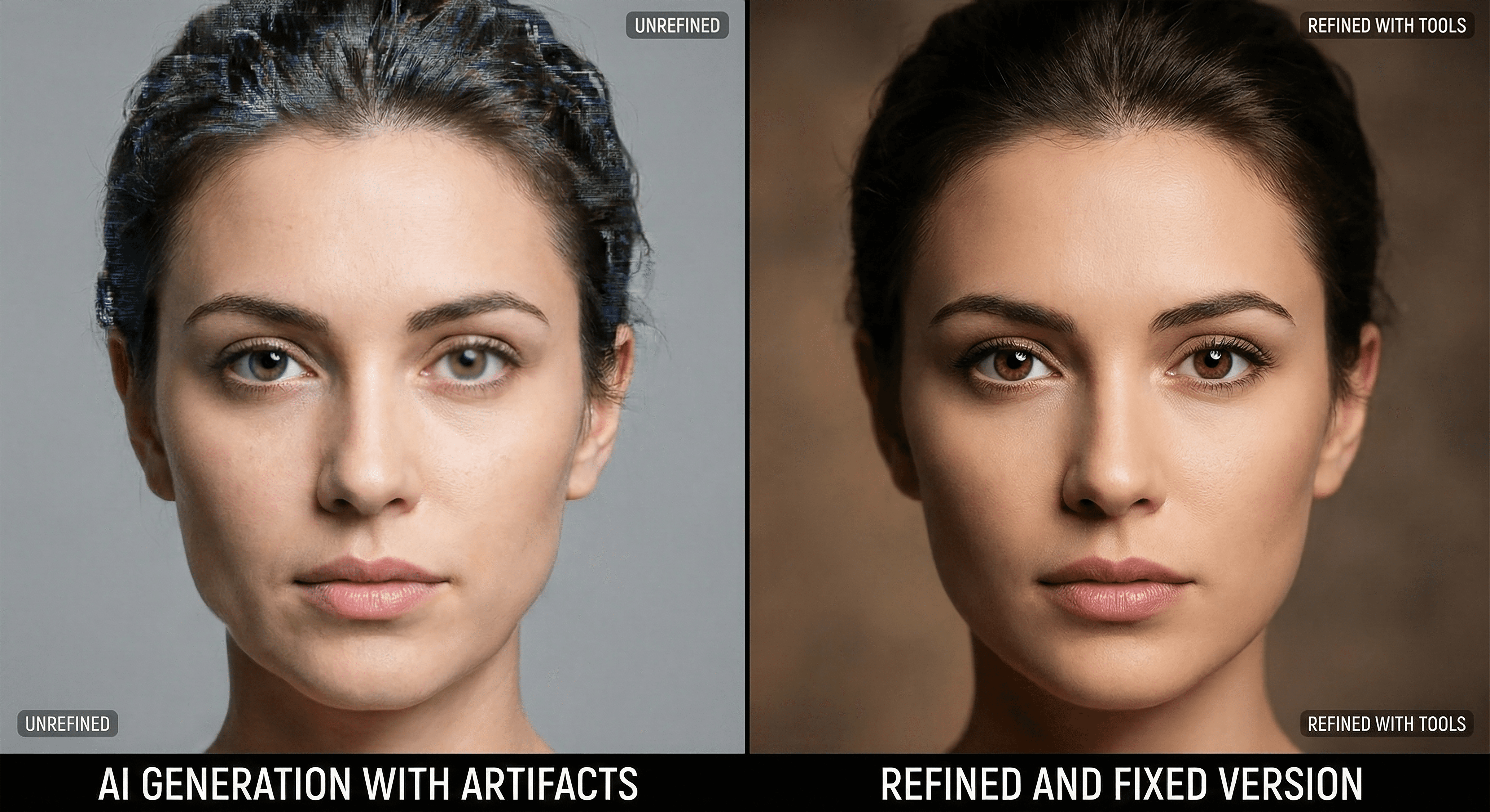 An image showing how to fix distorted faces in AI images to ensure a high-quality and professional AI generated selfie.png