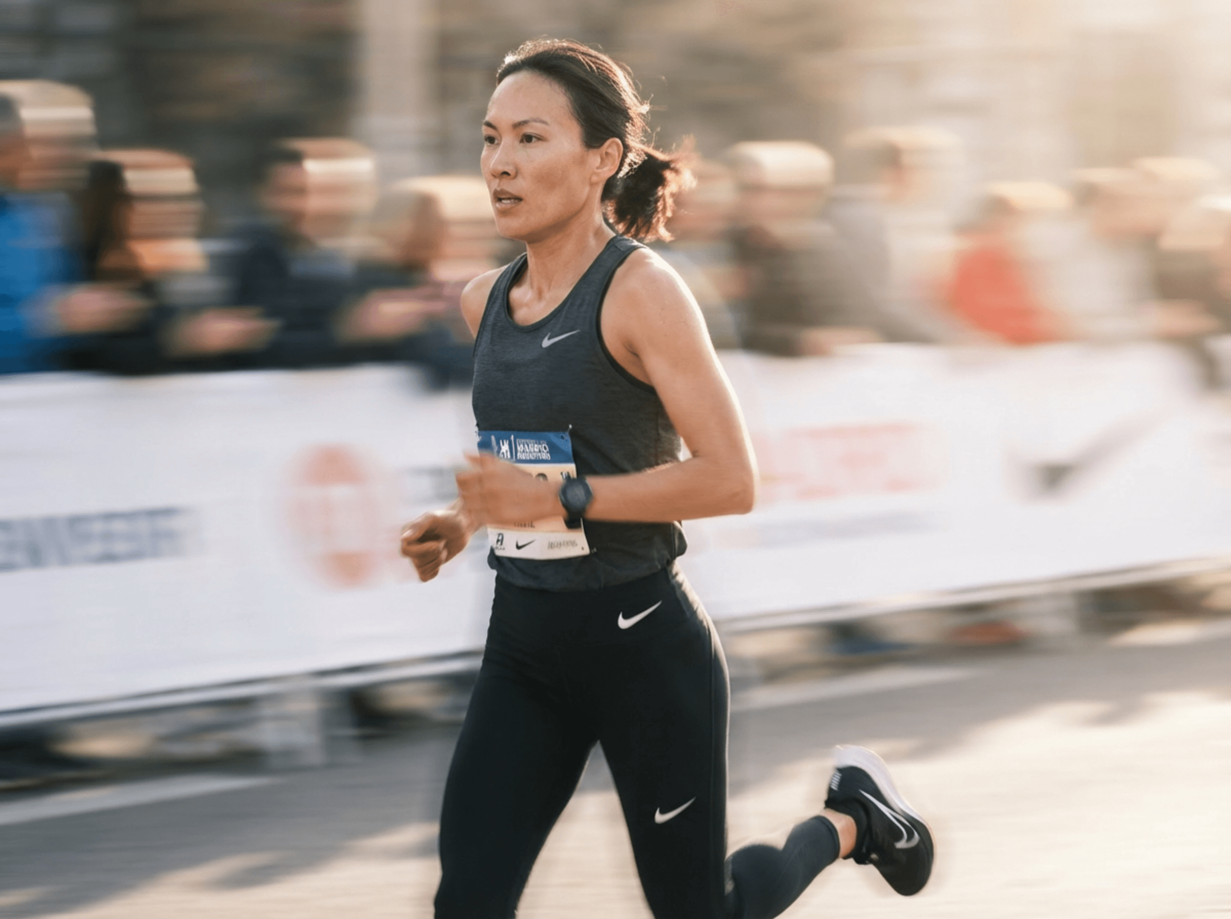 Running a marathon