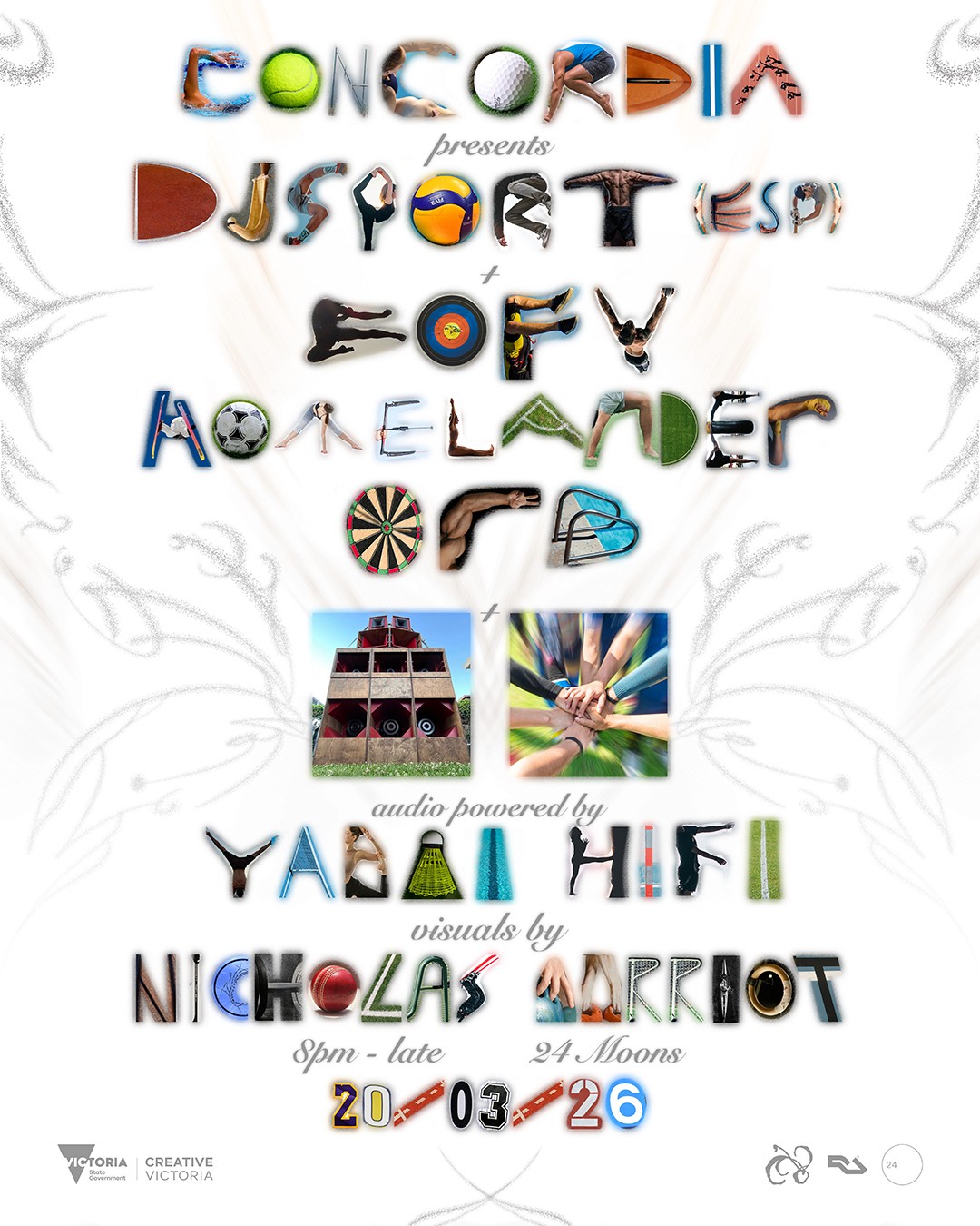 Concordia presents DjSport (ESP), eofy, Homelander, and Orb