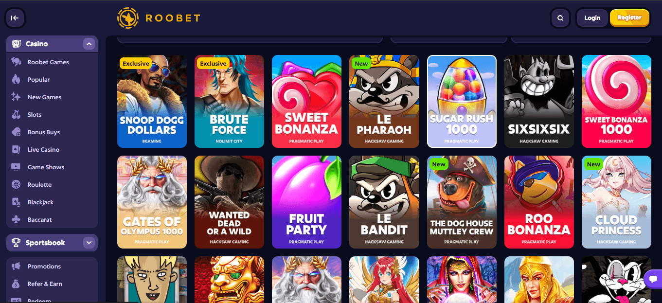 Roobet Casino, Roobet Casino review, crypto casino, Roobet Bitcoin casino, Ethereum casino, Litecoin casino, Roobet slots, Roobet live dealer games, Roobet Originals, Roobet RooWards, crypto casino review, online gambling with cryptocurrency, Bitcoin gambling, provably fair games, Roobet bonuses, Roobet promotions, crypto casino payments, fast withdrawals, secure crypto payments, Curaçao licensed casino, mobile-friendly casino, Roobet customer support, Roobet security, Roobet loyalty program Snoop Dogg