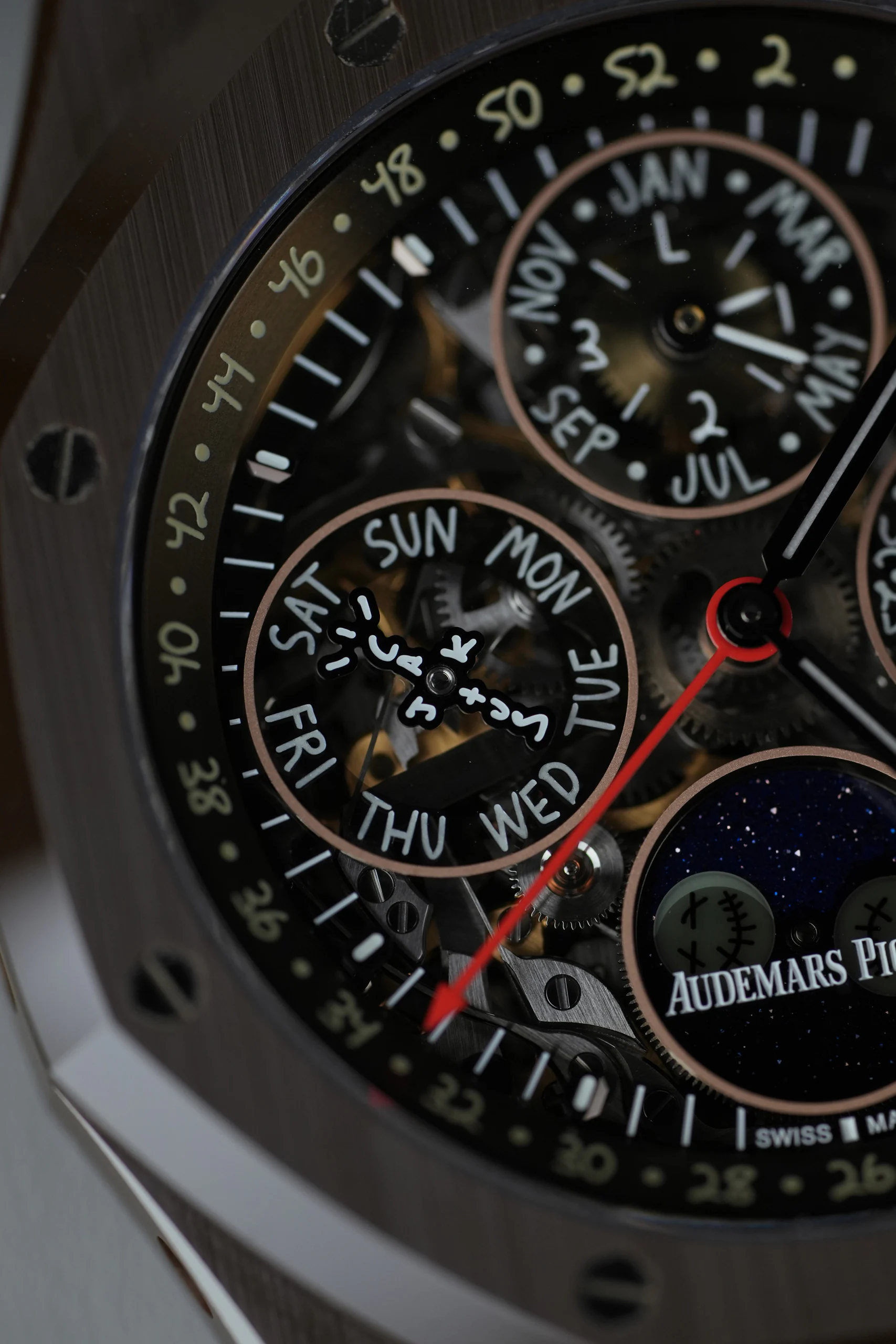 Audemars Piguet Royal Oak Perpetual Calendar Travis Scott Cactus Jack 26585CM dial detail