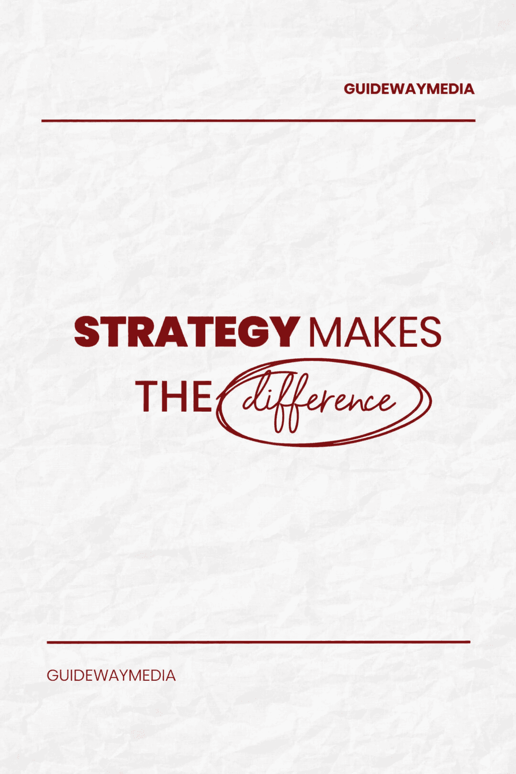 Digital marketing strategy concept showing that strategy makes the difference for business growth by a digital marketing agency in the UK.