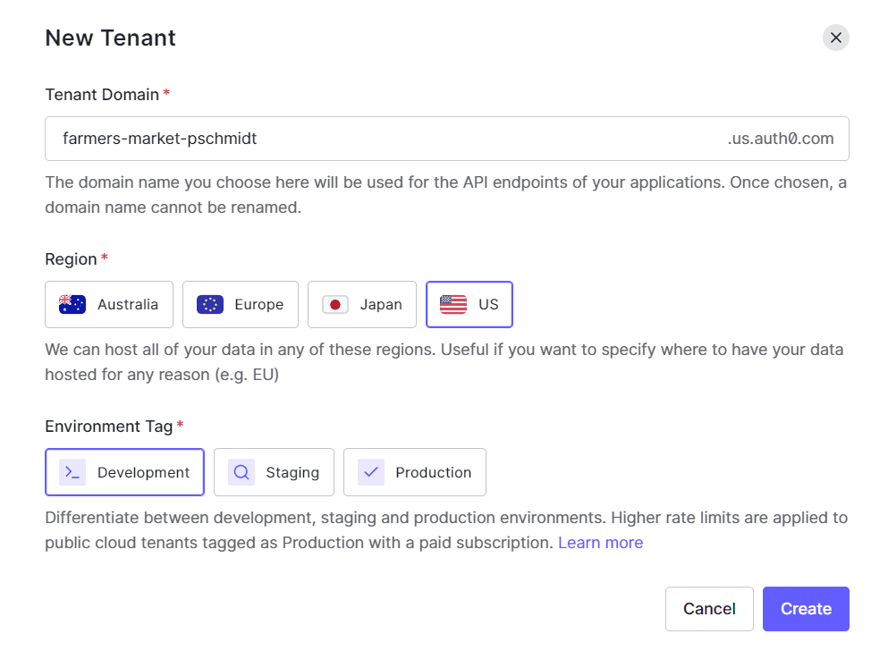 configure tenant