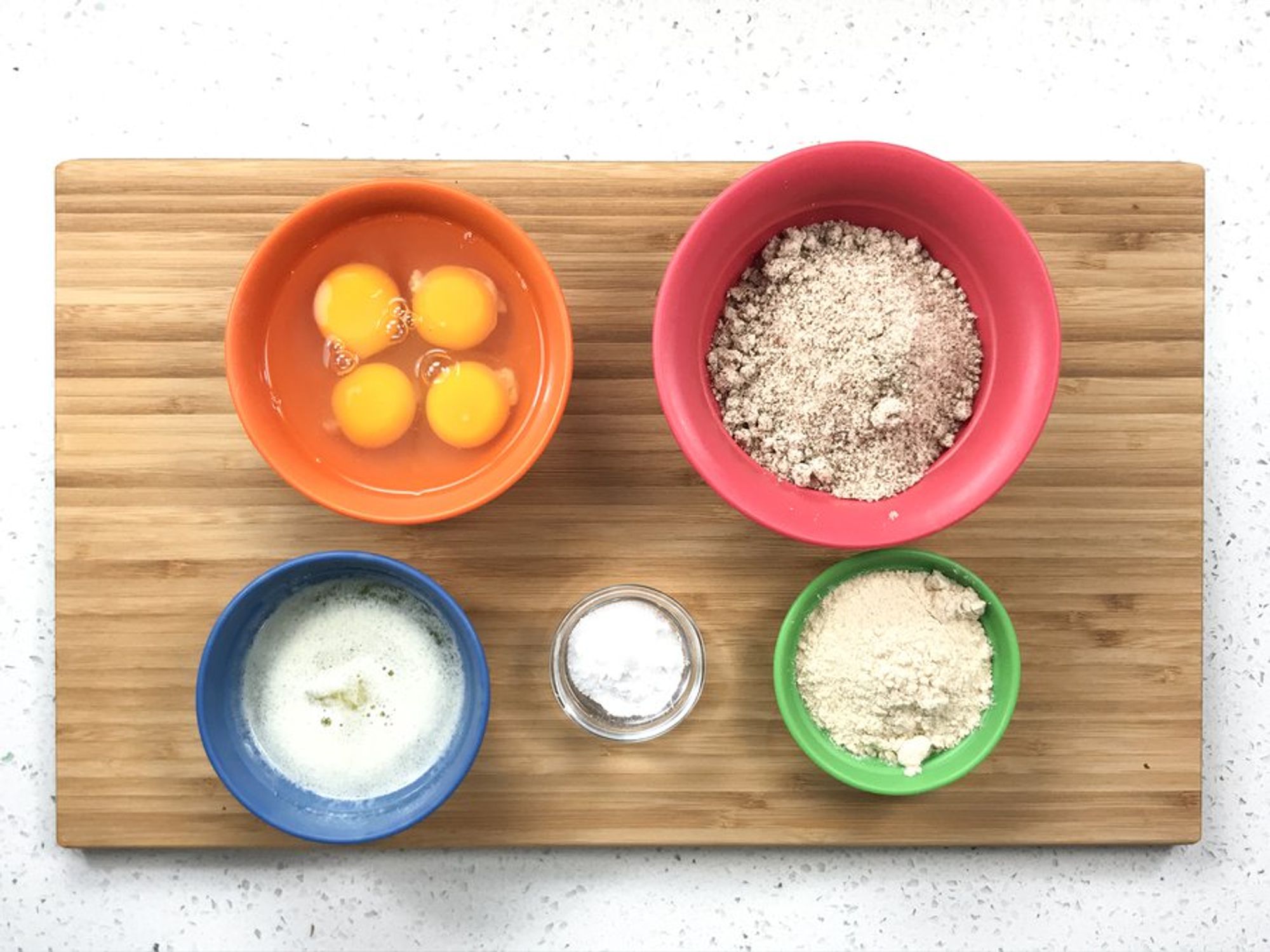 ingredients for grain free english muffins