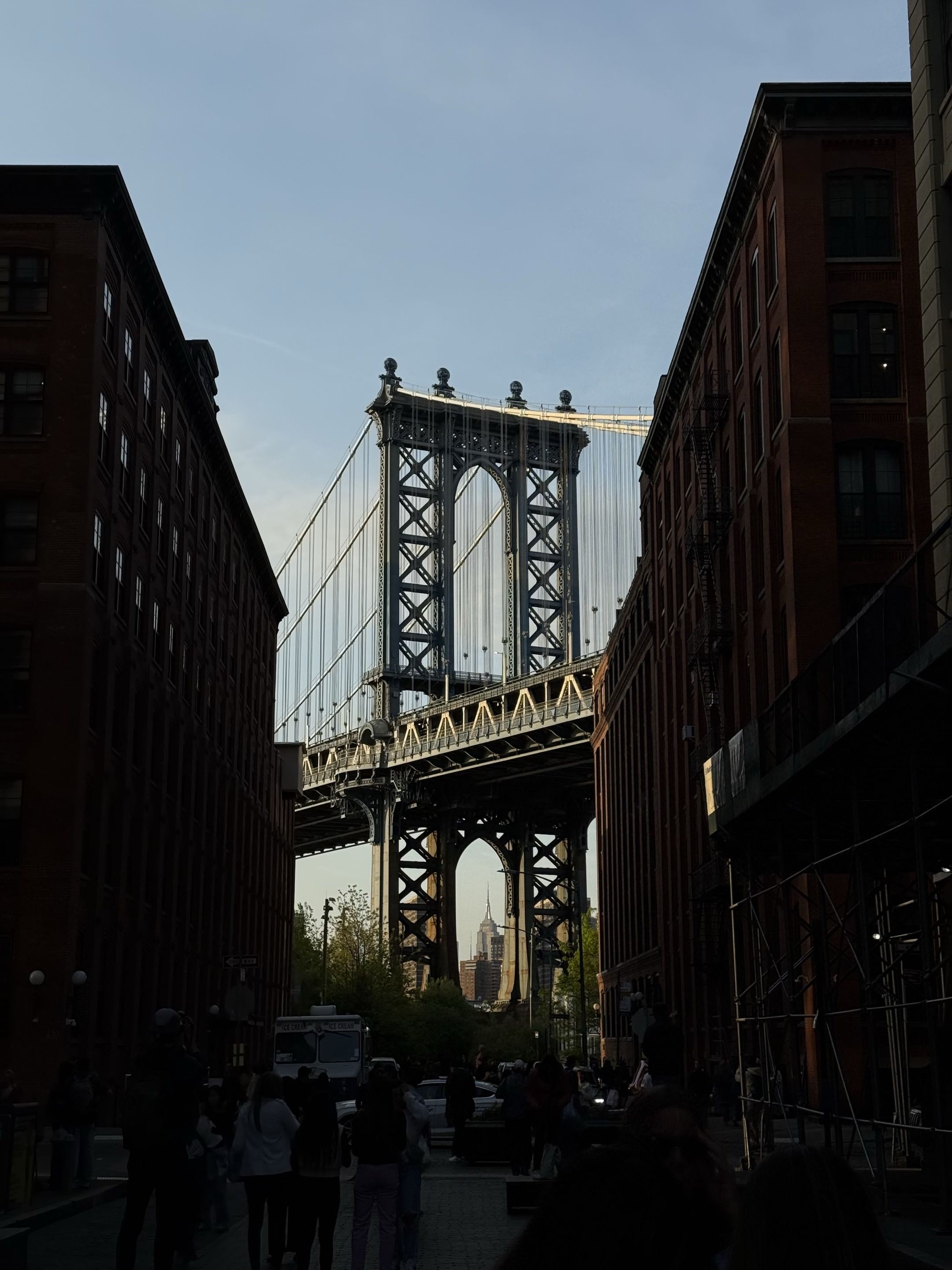 Outdoor Café Seating in a Sunlit Alley