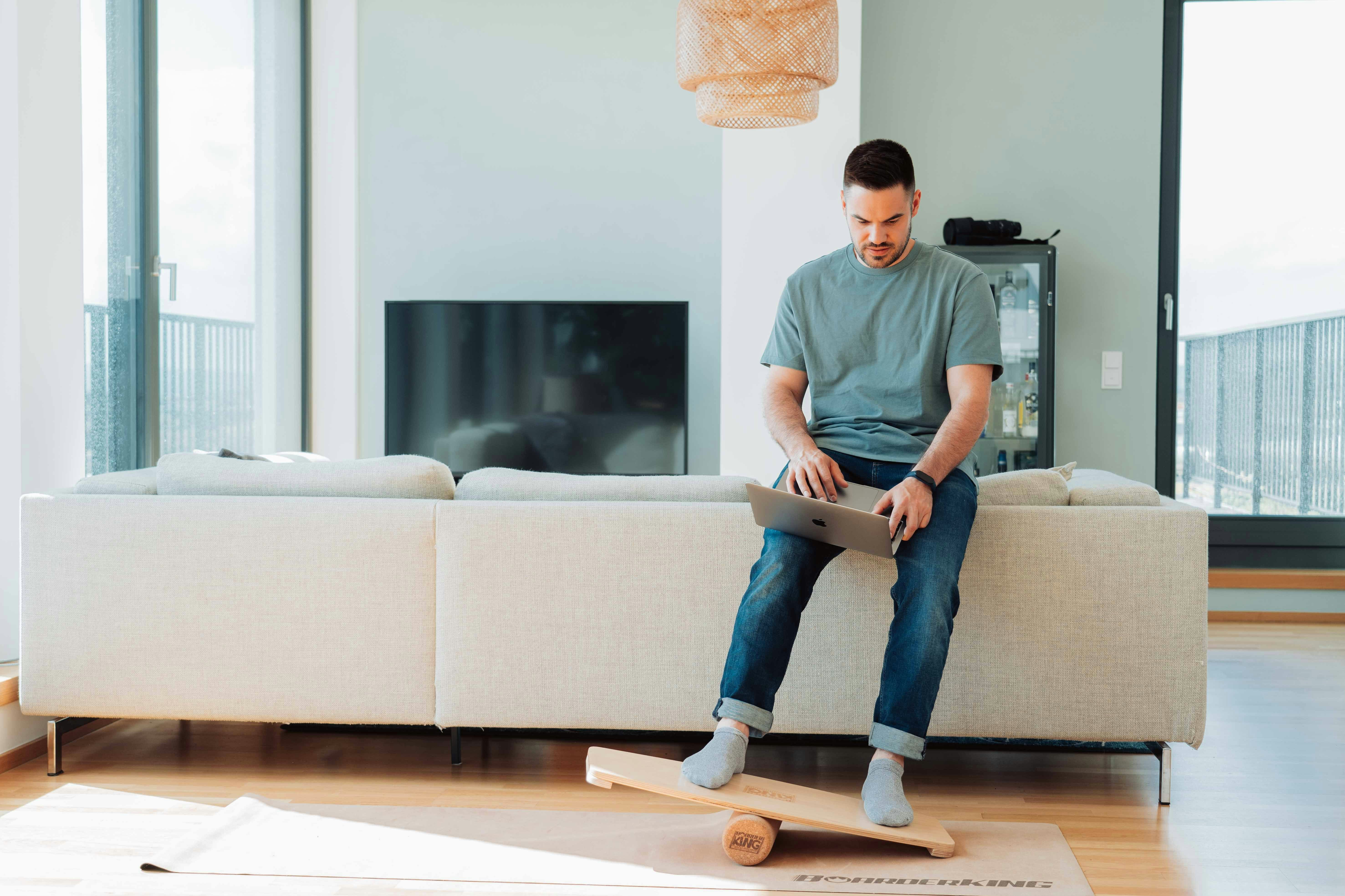 man from his home using Product Description Writer