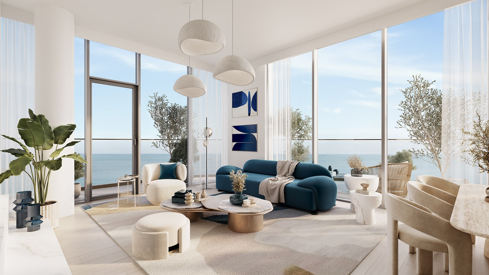 Quattro Del Mar Living Room