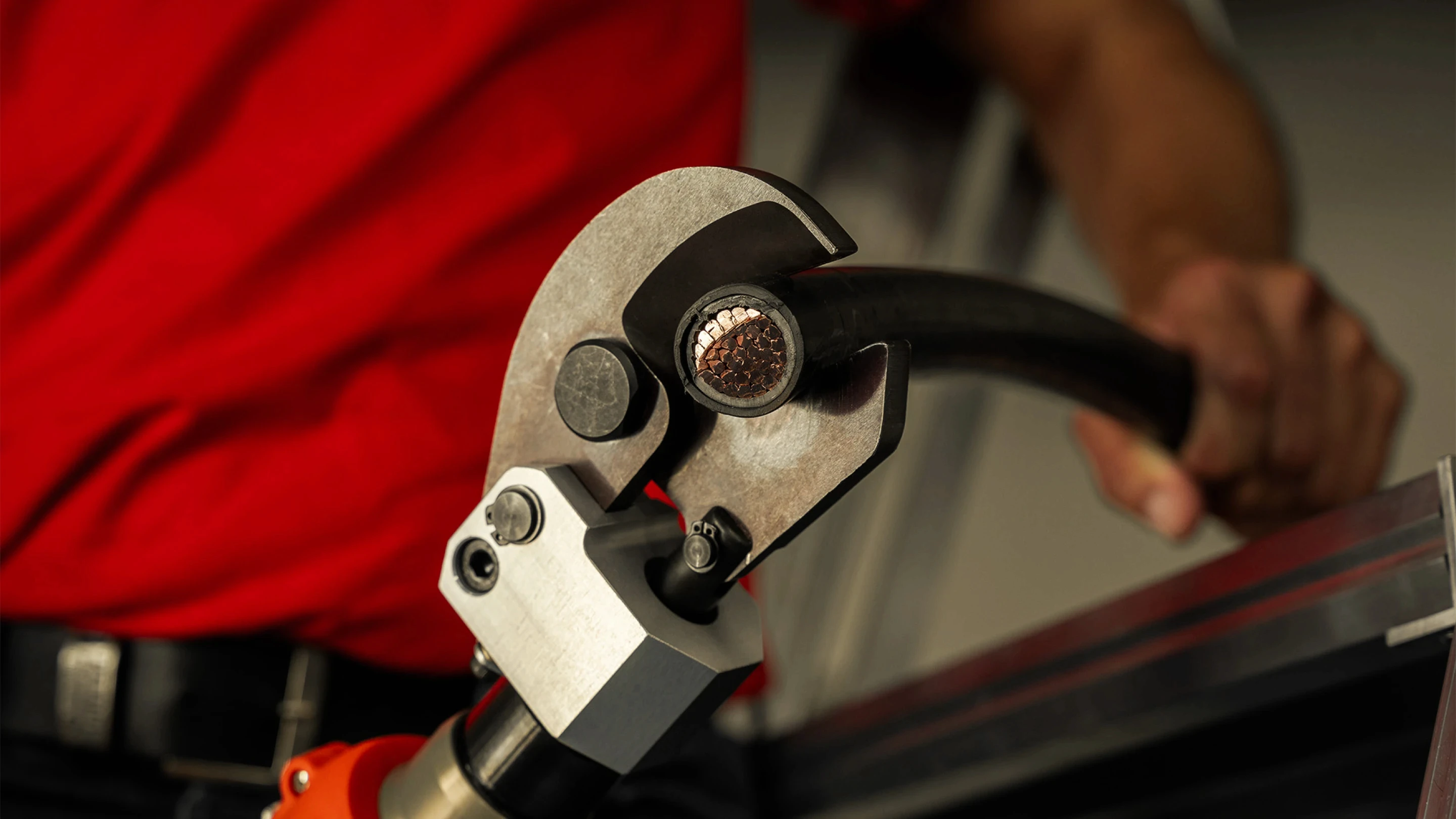 Pliers product photo in hand