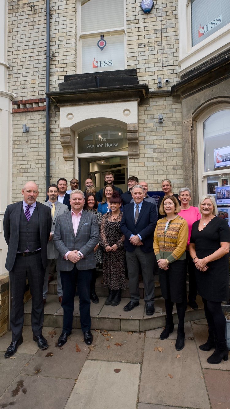 A professional team photo of FSS’s expert estate agents, showcasing their friendly, knowledgeable, and experienced property specialists who help clients navigate the property market.