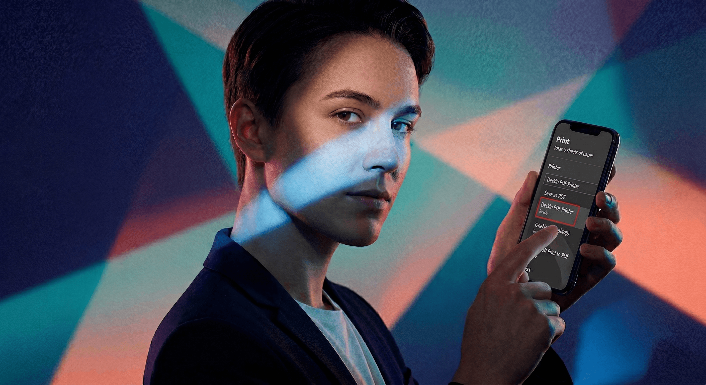 Remote printing with mobile and DeskIn Remote Desktop