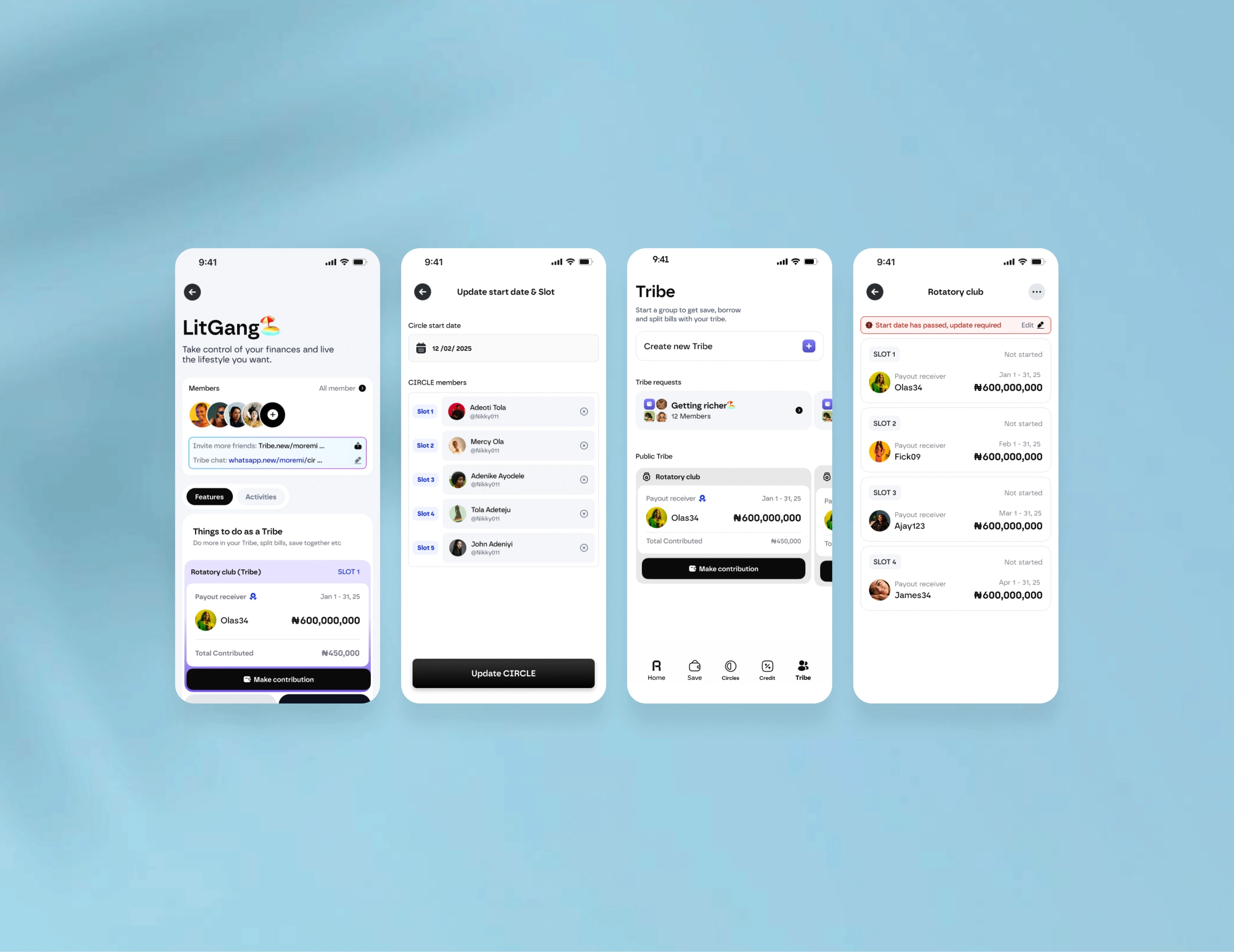 Rank app - Tribe by Victor Adedini
