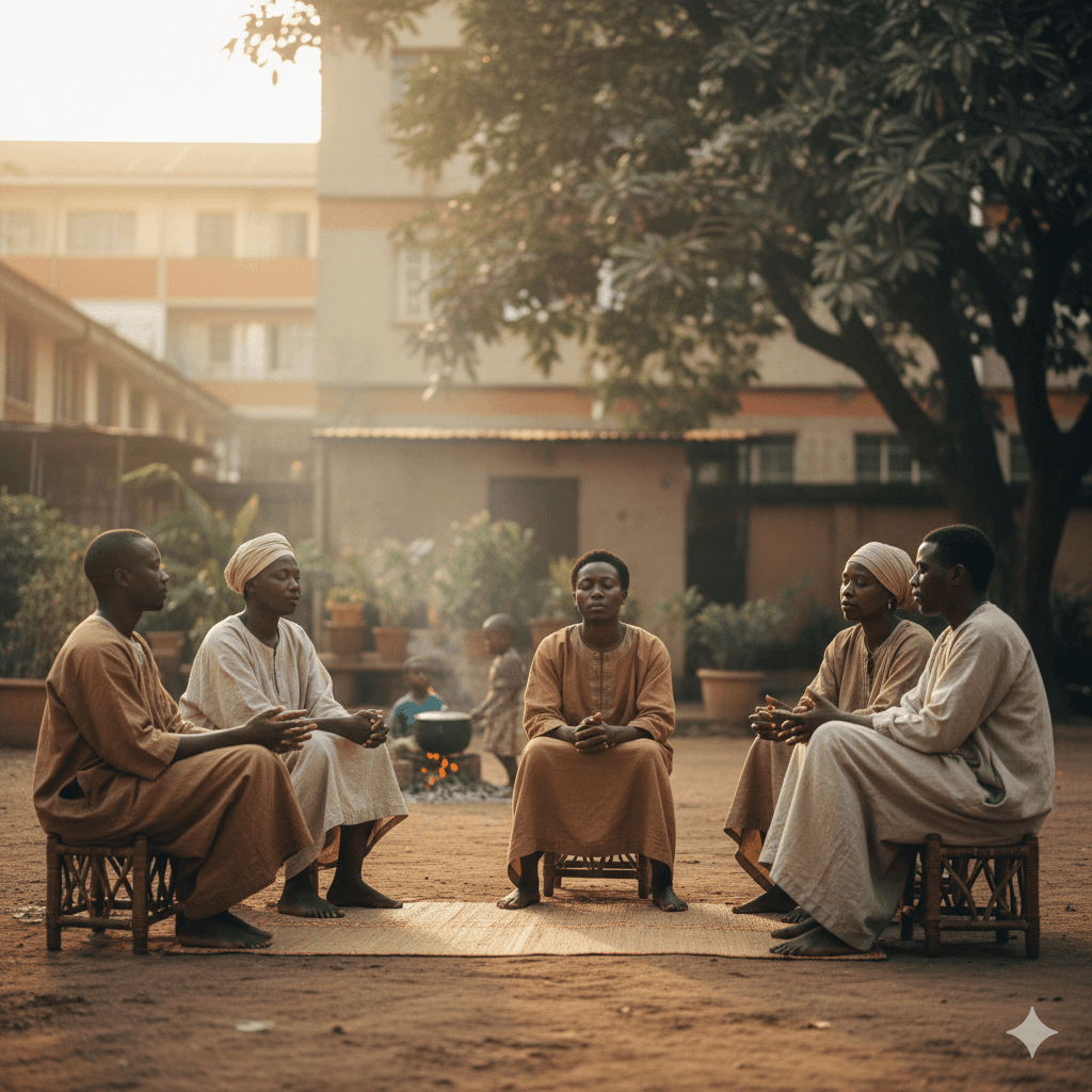 woman in gray hijab and gray coat