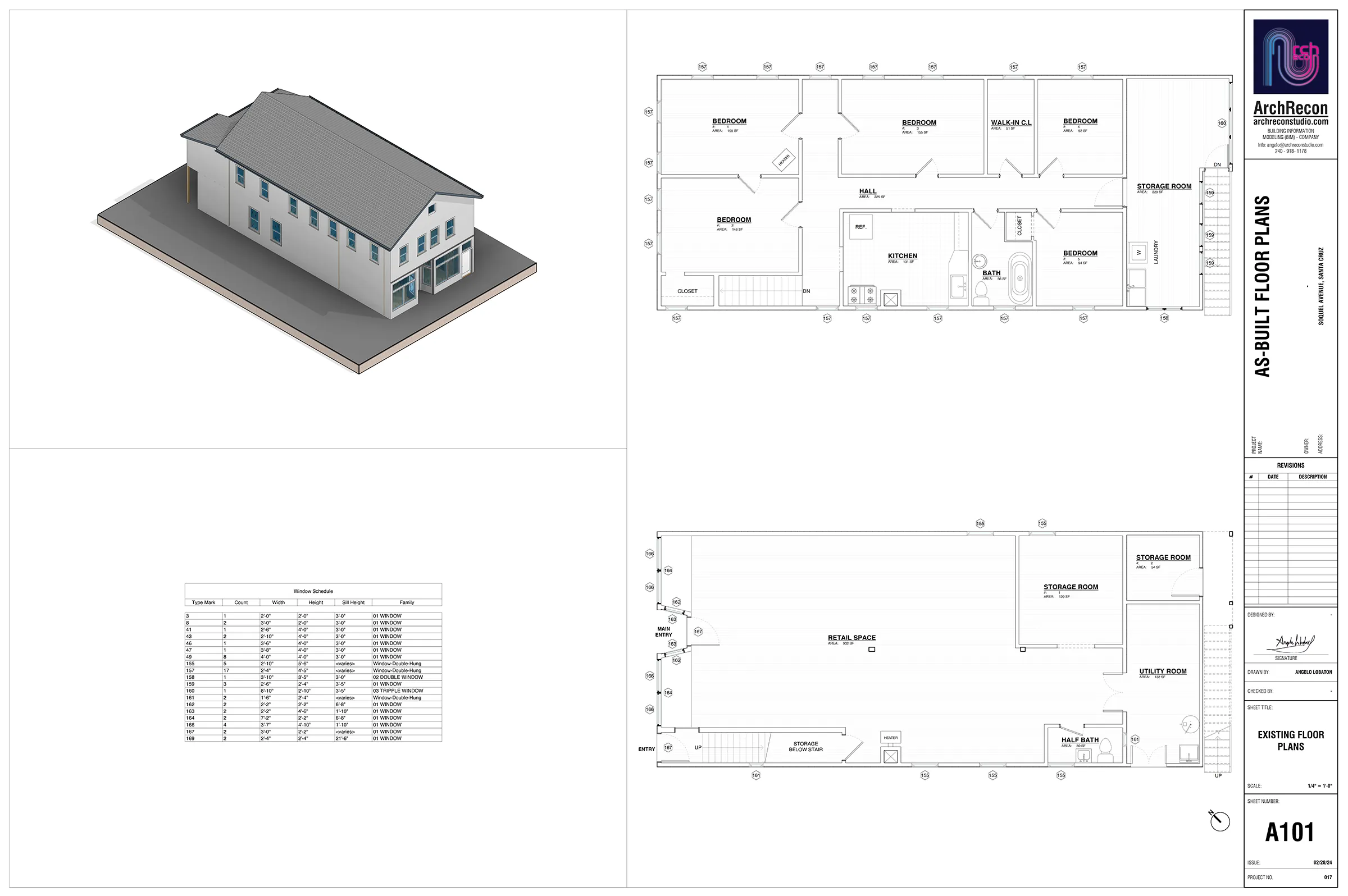 Soquel Avenue As-Built Document 01