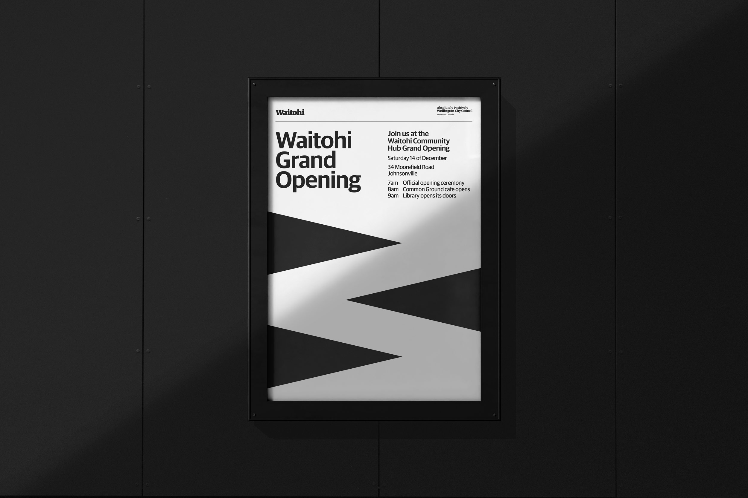Waitohi Grand Opening Poster