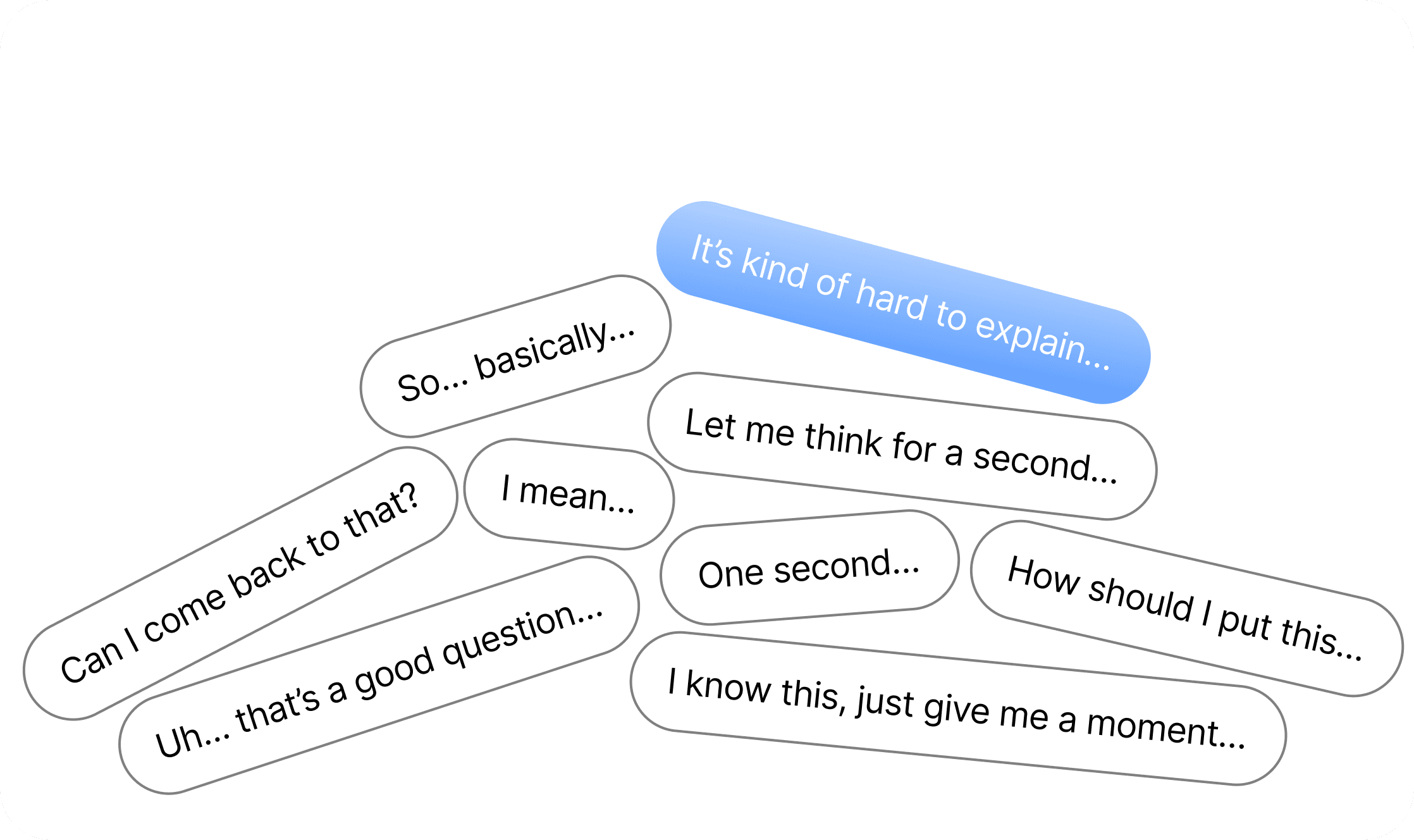 You Struggle to Structure Answers Quickly