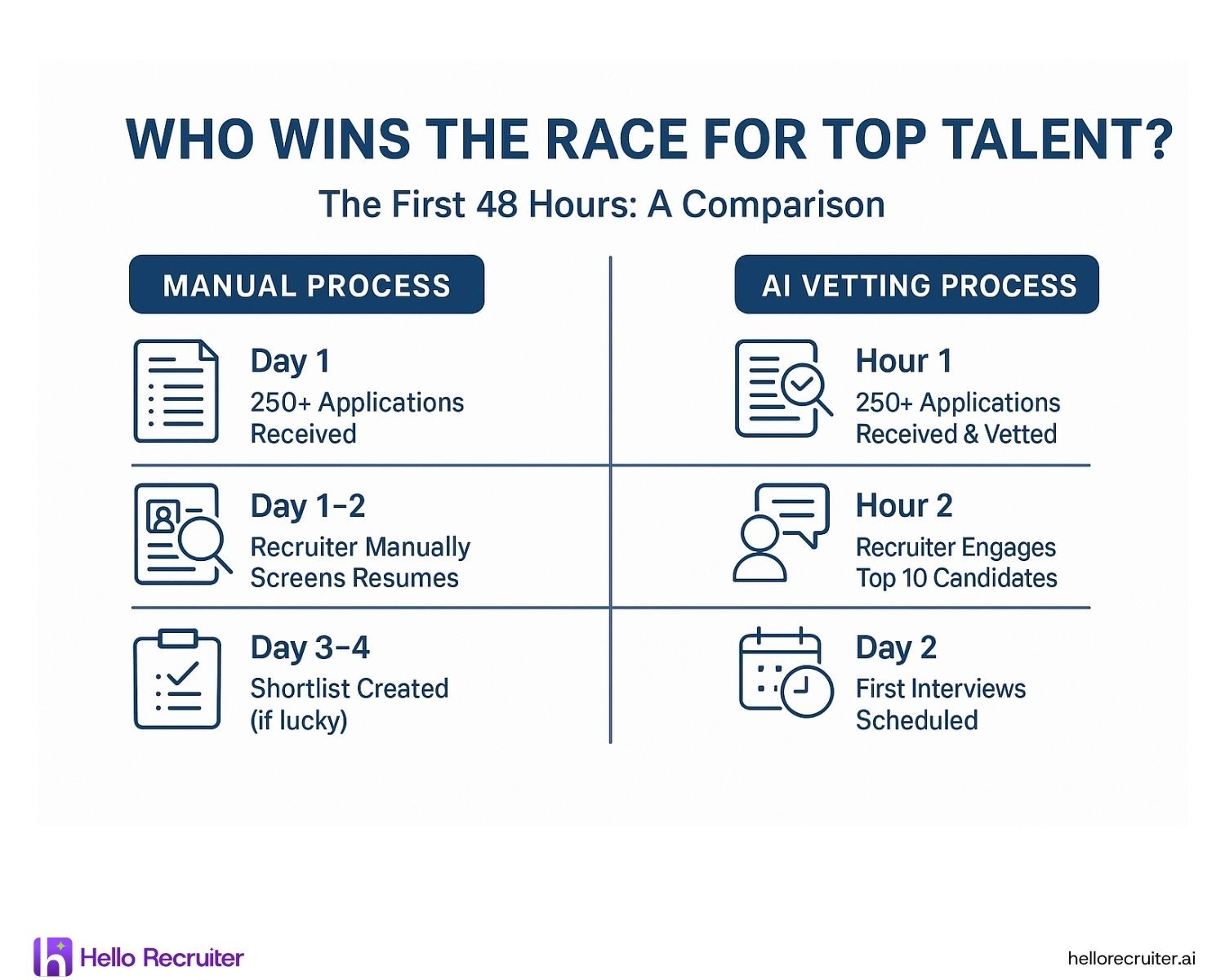 Hire best candidates with Hello Recruiter 