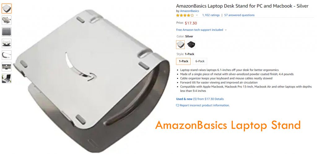 Amazon Basics Laptop stand