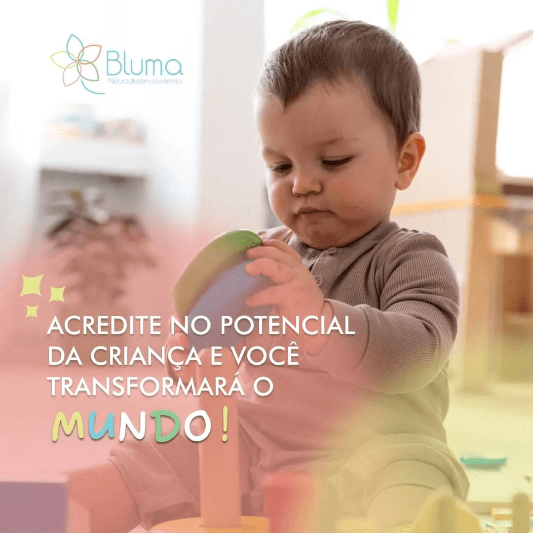 Clínica Bluma Neurodesenvolvimento - Acredite no potencial da criança e transforme o mundo. Nossa clínica especializada oferece atendimento interdisciplinar para o desenvolvimento infantil, incluindo psicologia infantil, terapia ocupacional e fonoaudiologia.