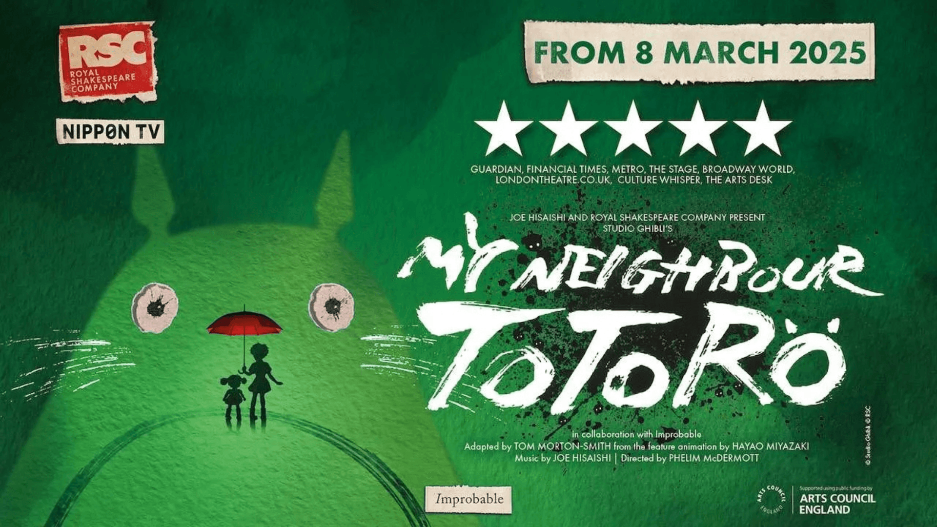 My Neighbour Totoro, a whimsical stage play based on the classic Studio Ghlibi film.