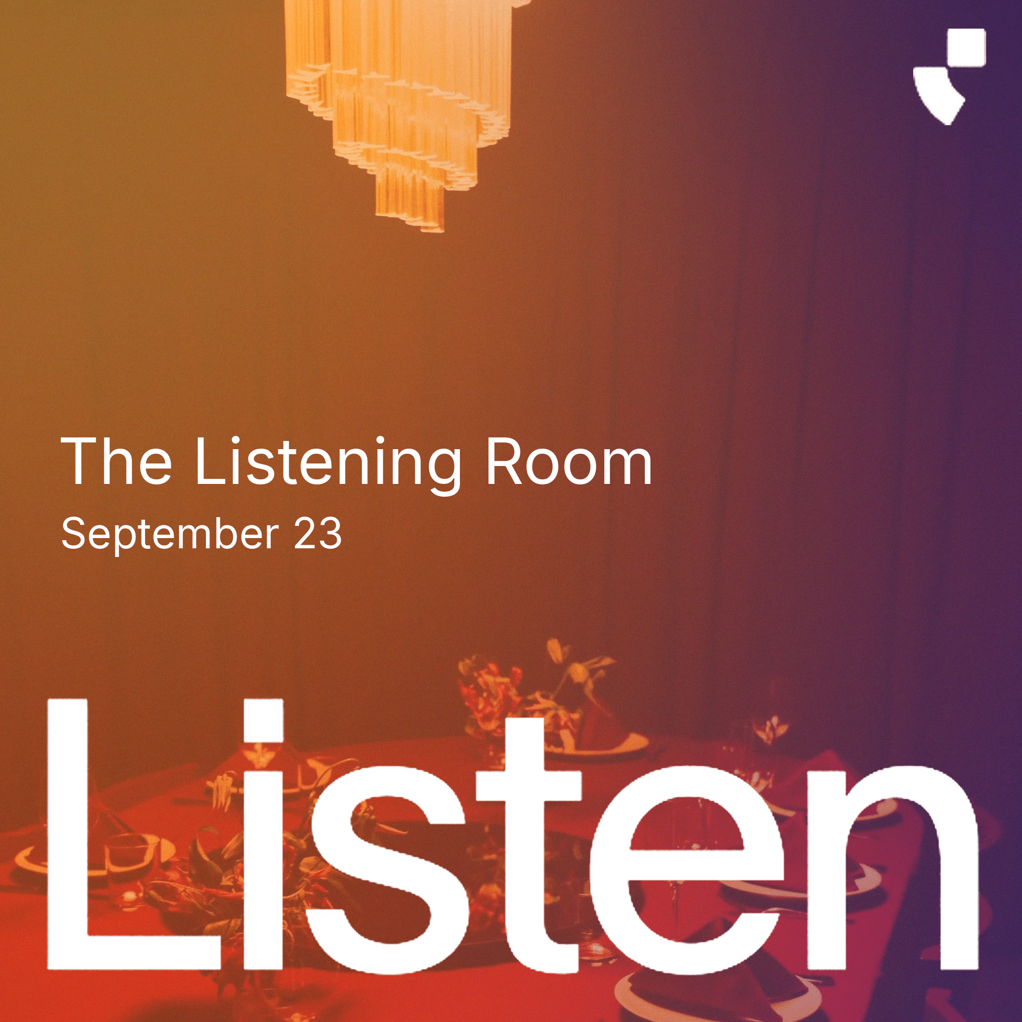 The Listening Room: An Evening for Professional Listeners