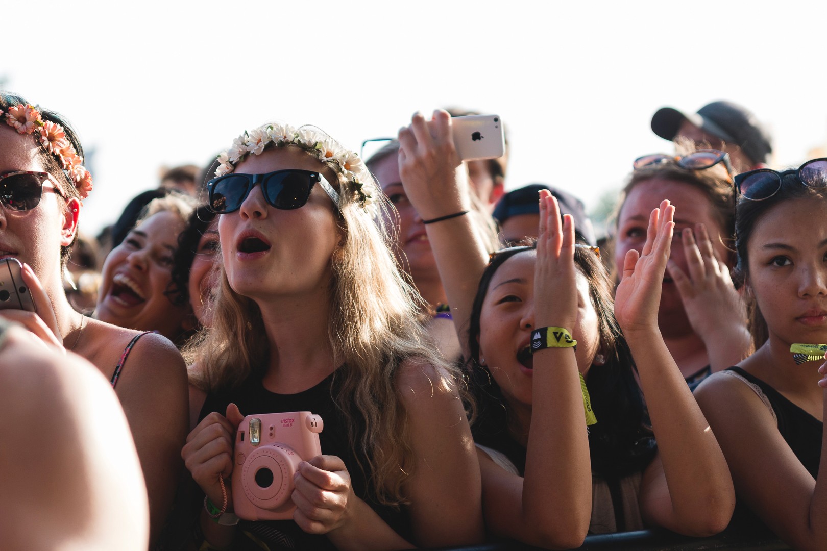 Crowd at a music festival