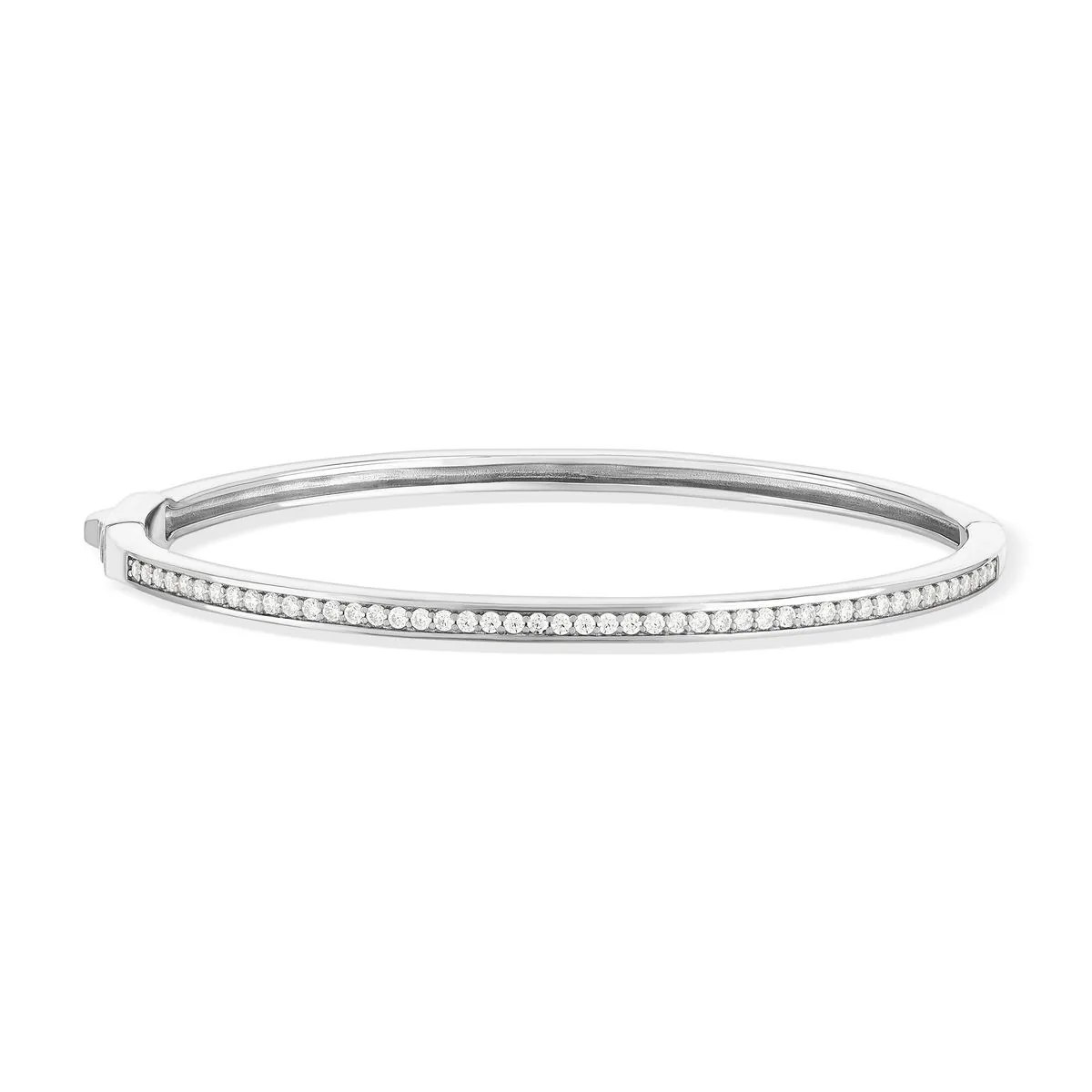 Bracelet en argent 925 serti d'oxydes de zirconium