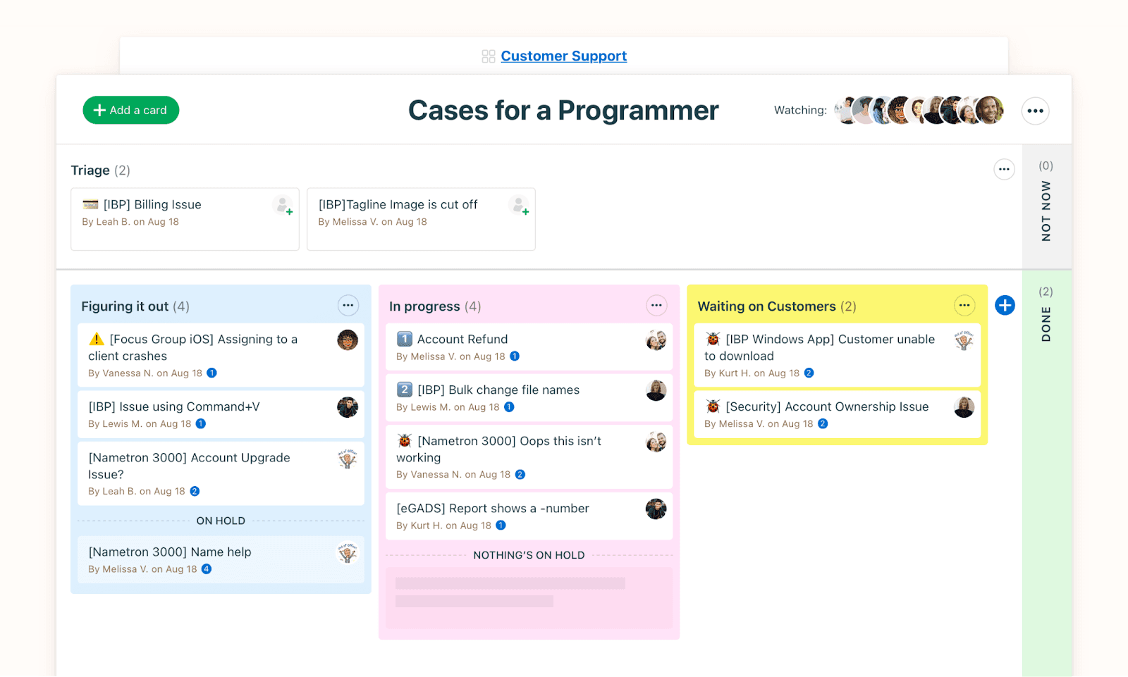  Interface of Basecamp