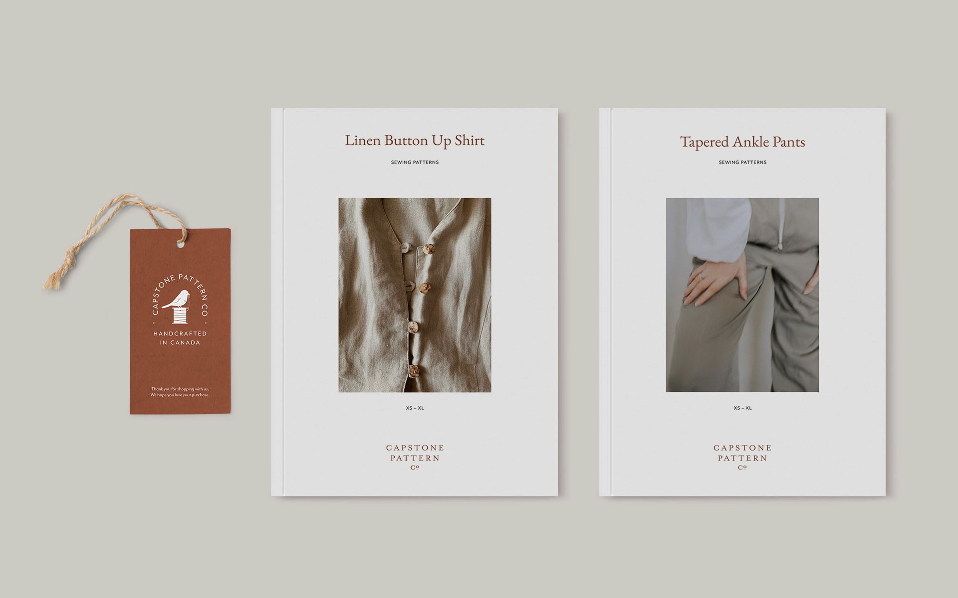 Capstone Pattern Co. Brand Design and Packaging Design
