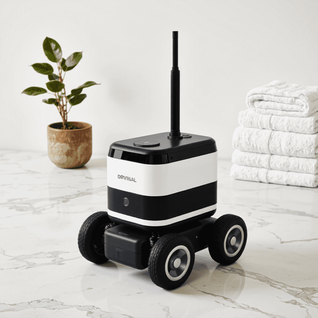 product photography of Automated guided vehicle