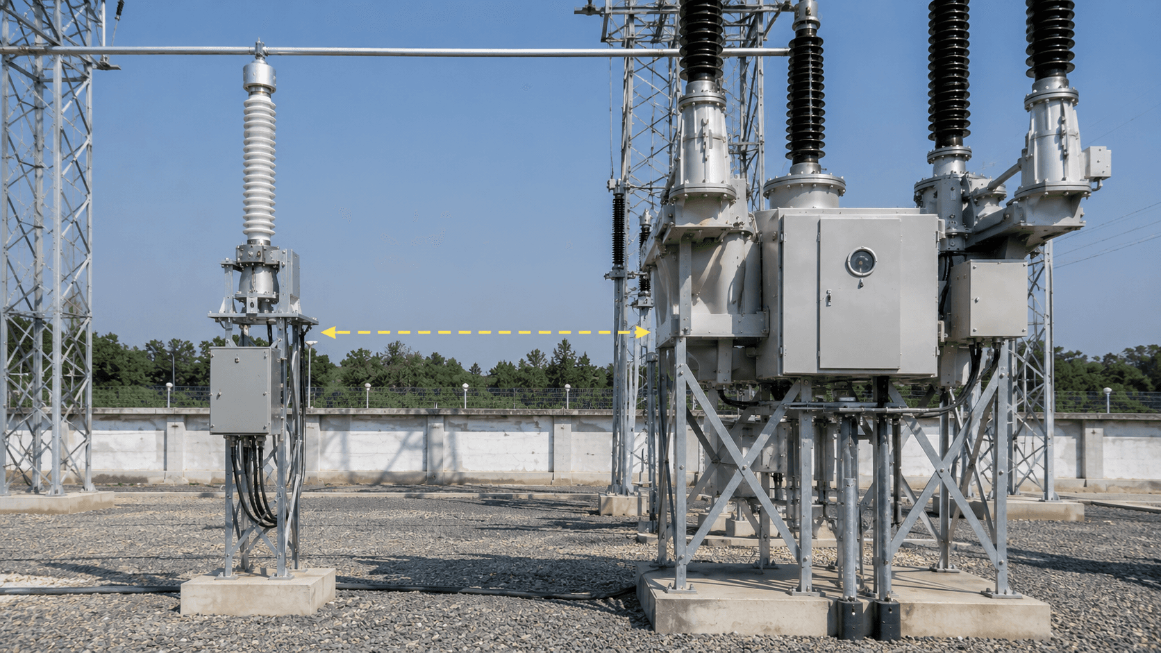 Safety distance horizontal