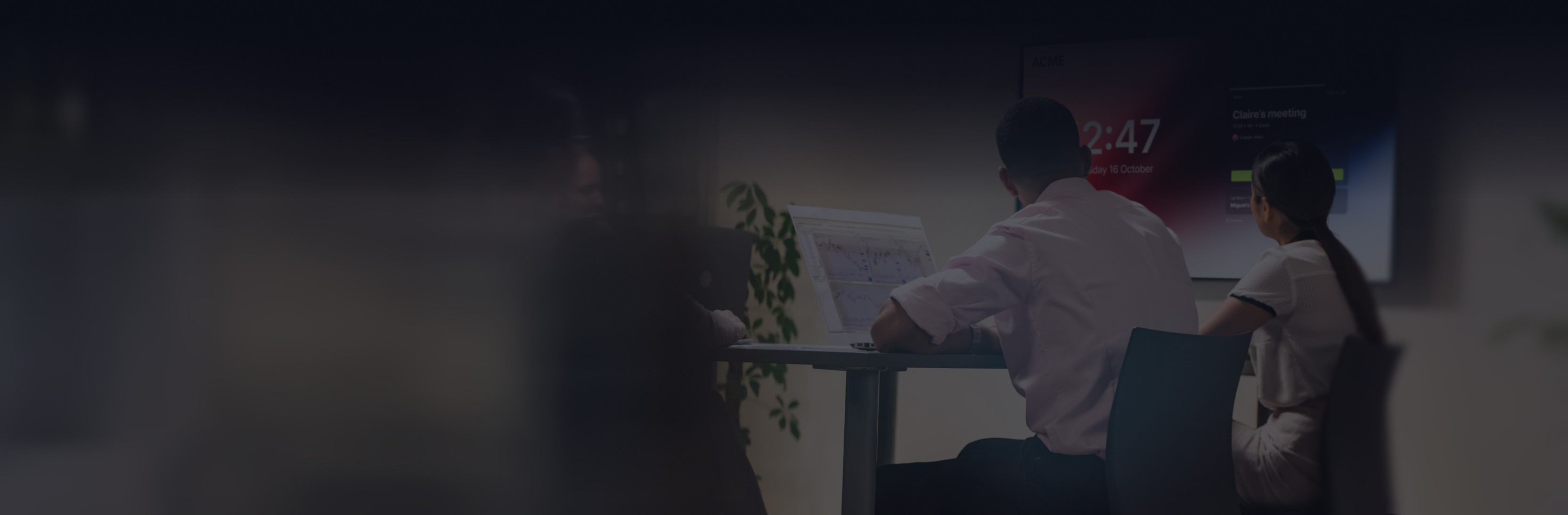 An It team has taken the time to set up the solution perfectly for a meeting space and it is being used by a large group