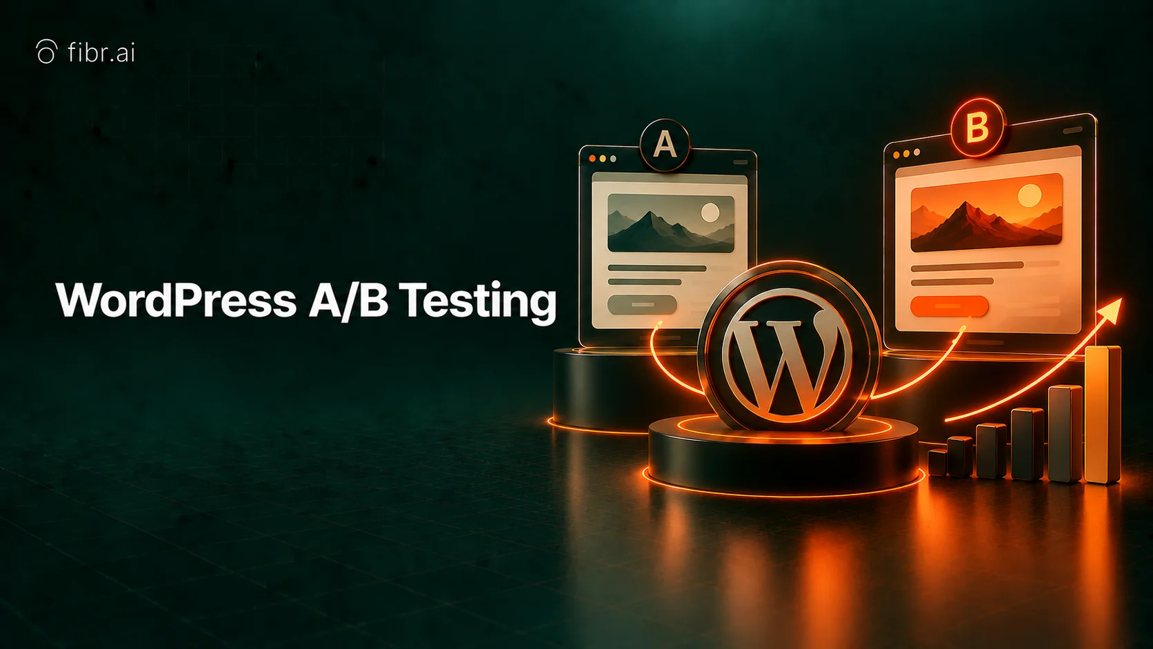 WordPress A/B testing with website variants and conversion analytics.