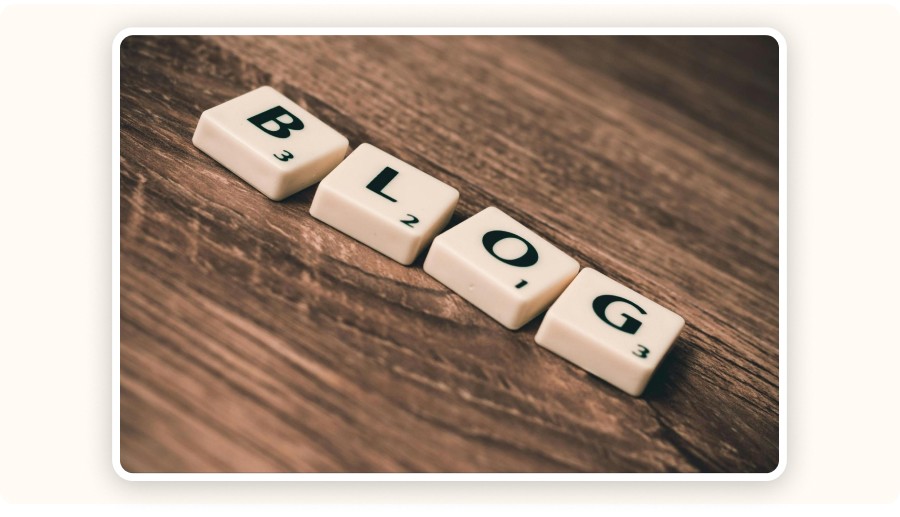 The word “blog”