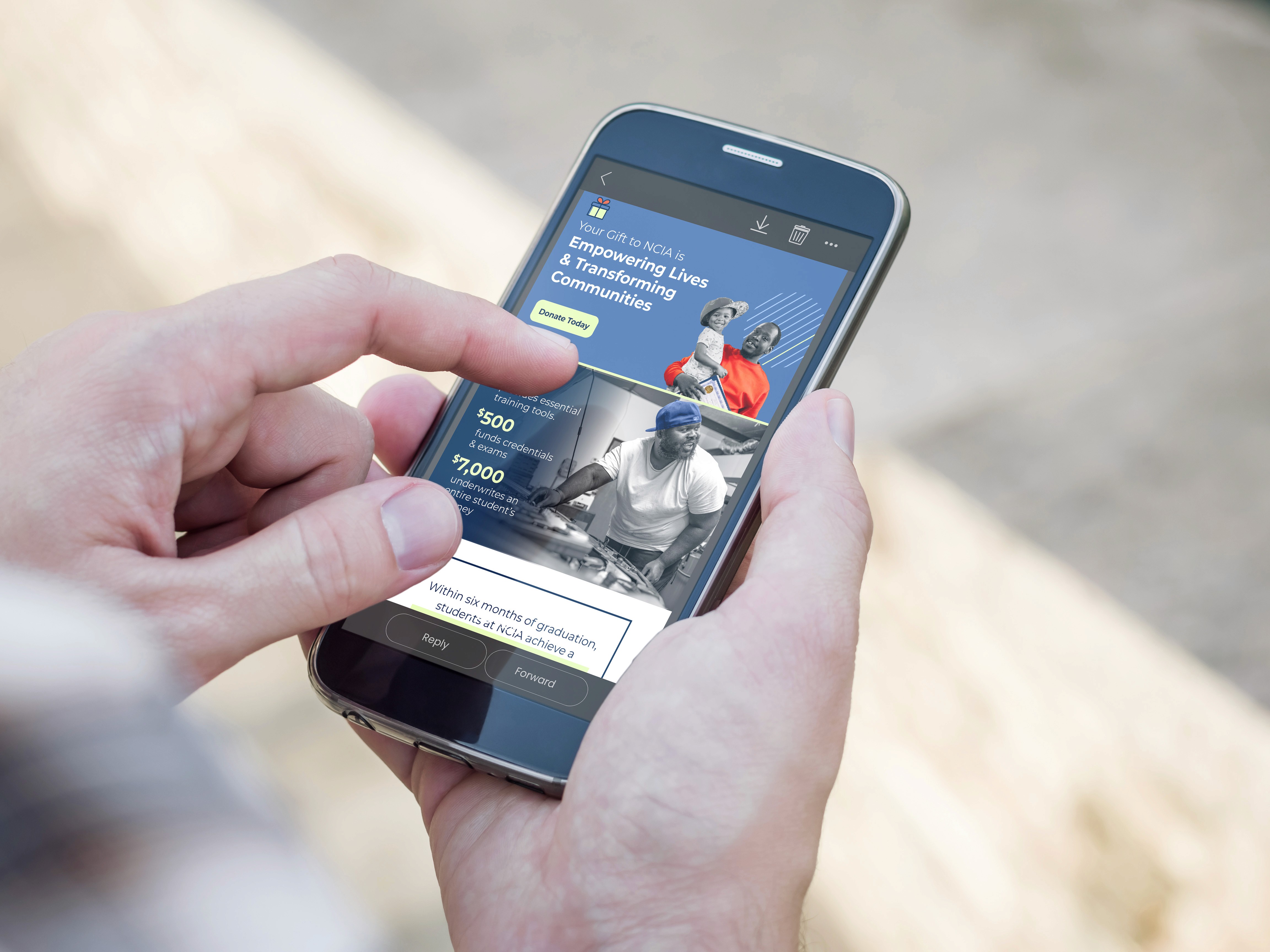 Pastel ice cream packaging design with retro typography on pink background