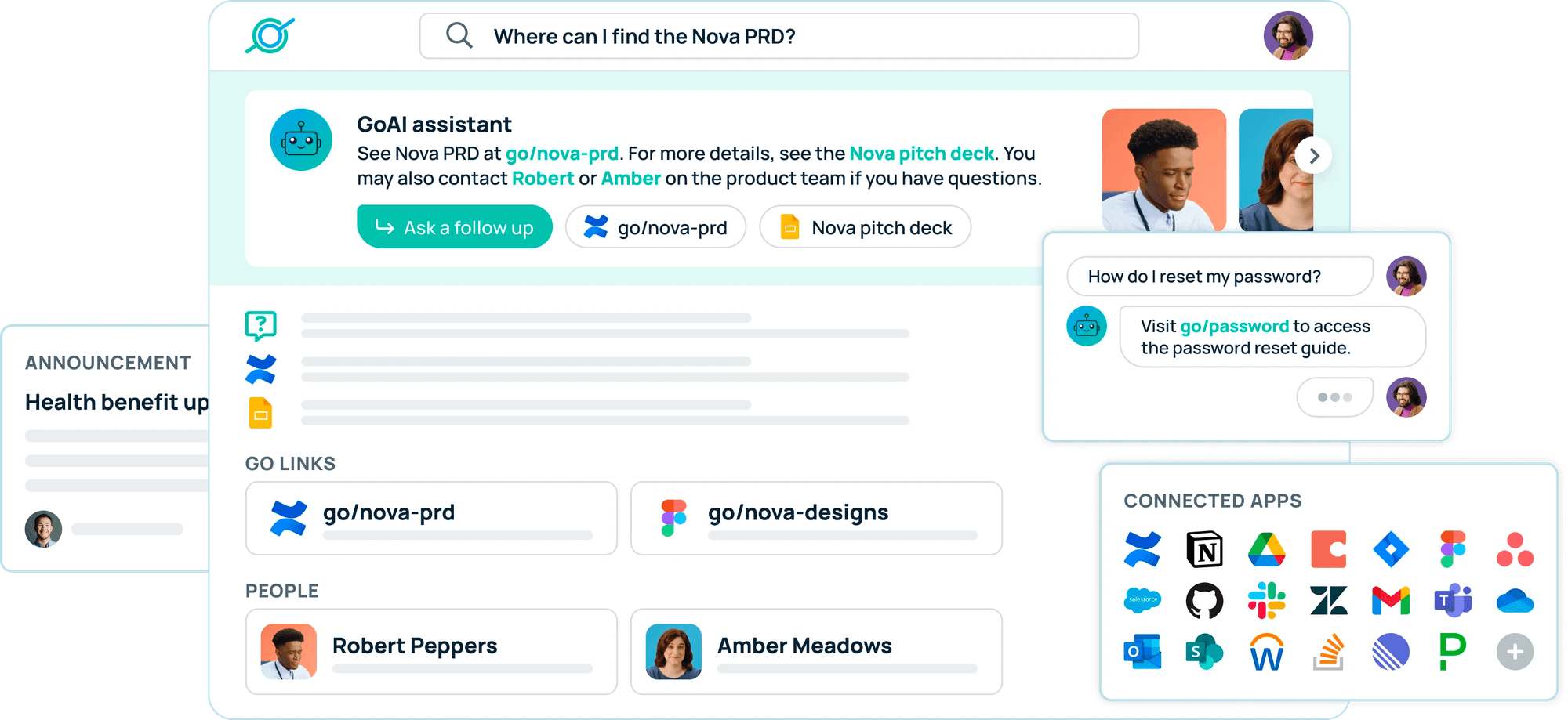 GoSearch's AI-powered enterprise search tool offers unified searches across cloud apps, AI-generated answers, and personalization. Features include AI insights for efficient information discovery, a central hub for resources, integration with connectors like Google Docs and Jira, centralized communication, and customizable security controls. It offers Essential, Pro, and Enterprise plans with varying features and pricing, tailored to different company sizes and needs.