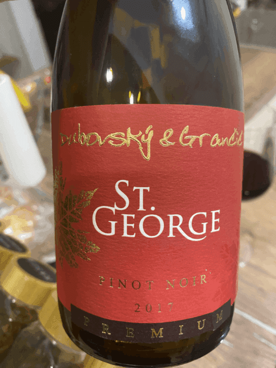 Review of wine St. George Pinot Noir 2017 from Dubovský & Grančič (Svaty Jur, Slovakia)