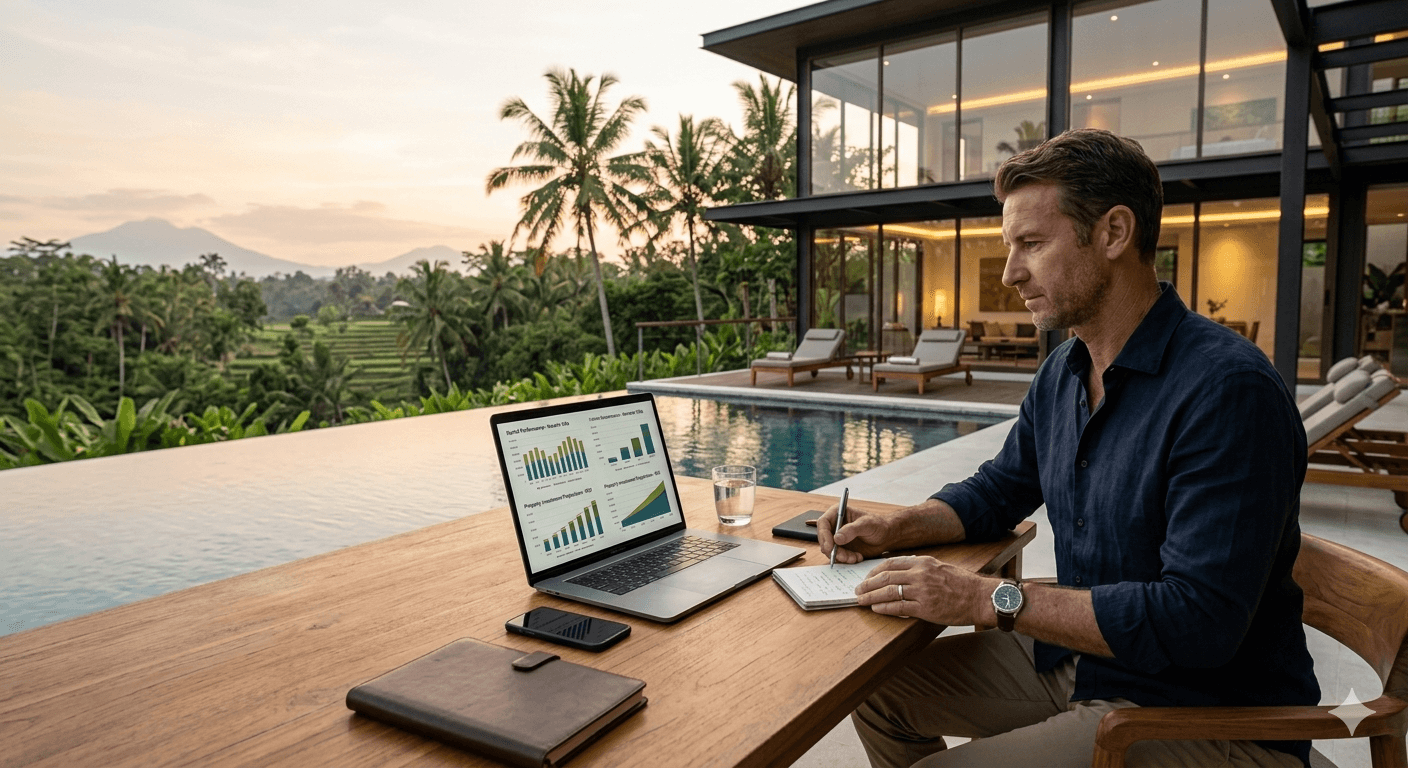 person in black suit jacket holding white tablet computer