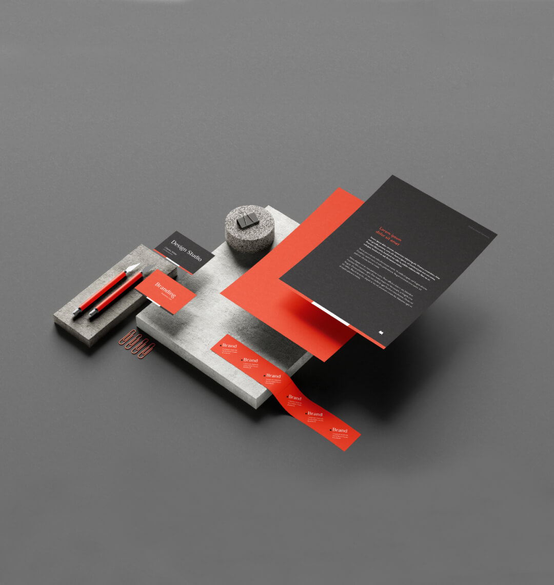 Branding illustrative mockup