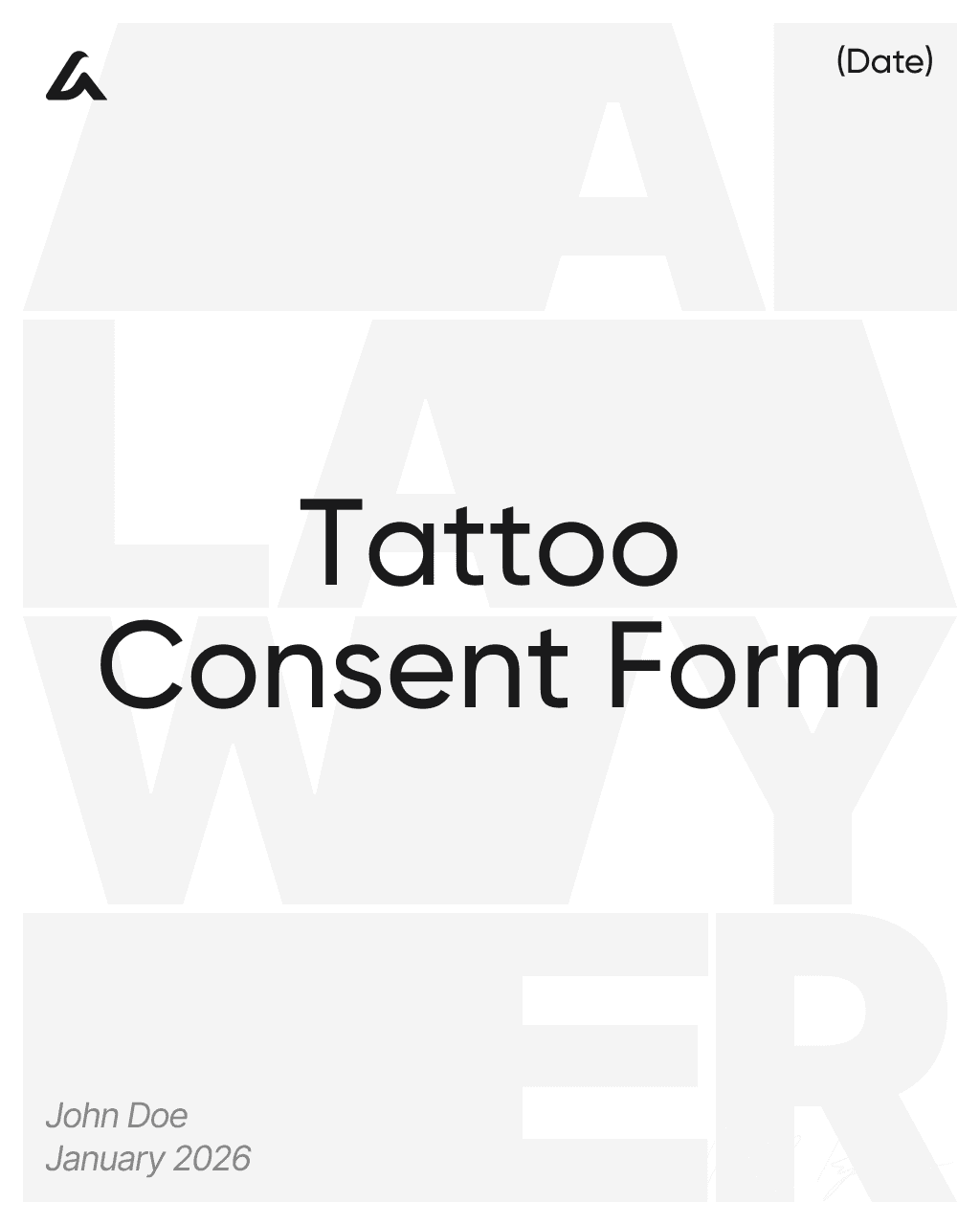 Tattoo Consent Form