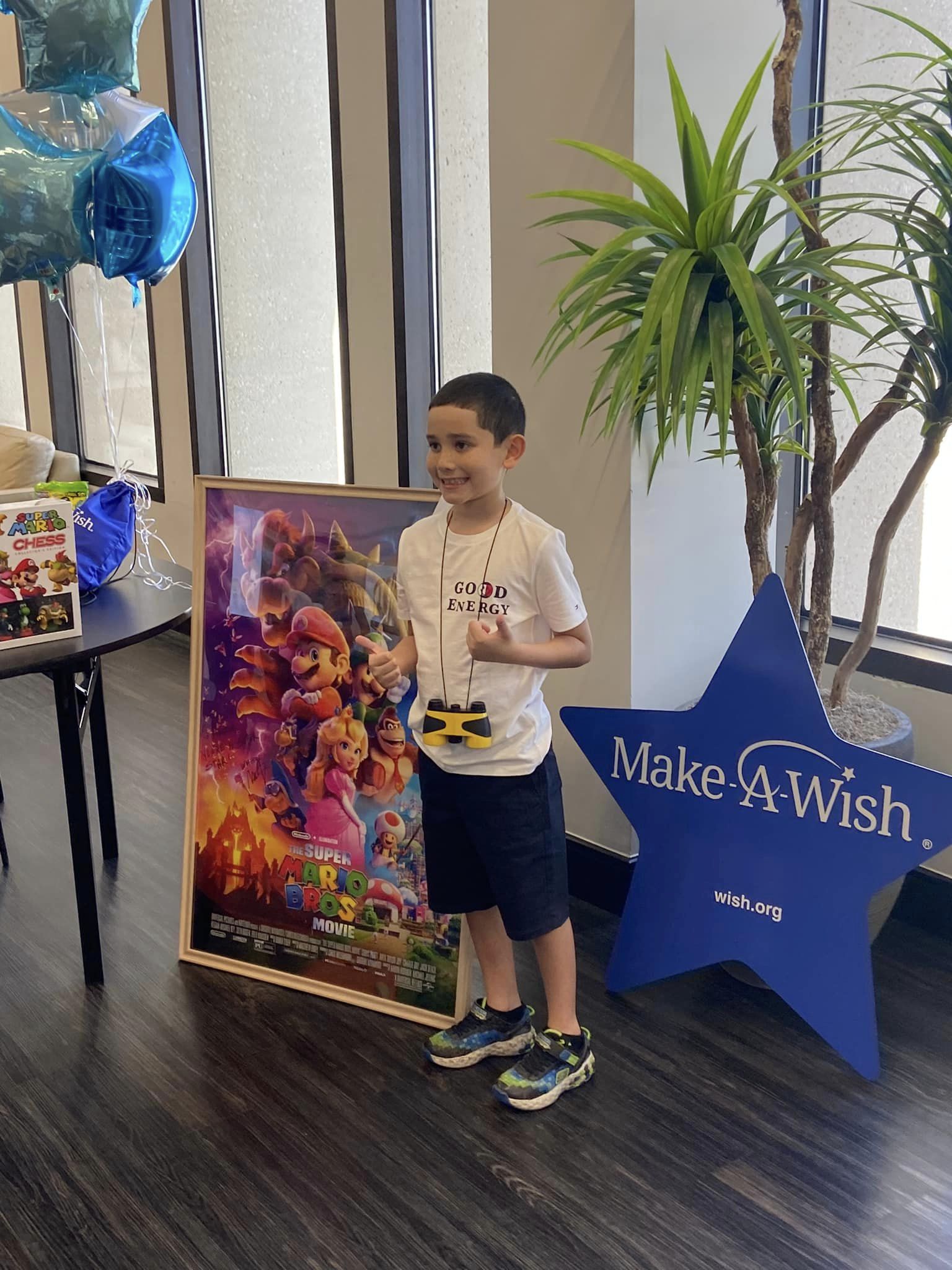 Supporting Make-A-Wish: Rhodes Helps Grant Austin's Dream