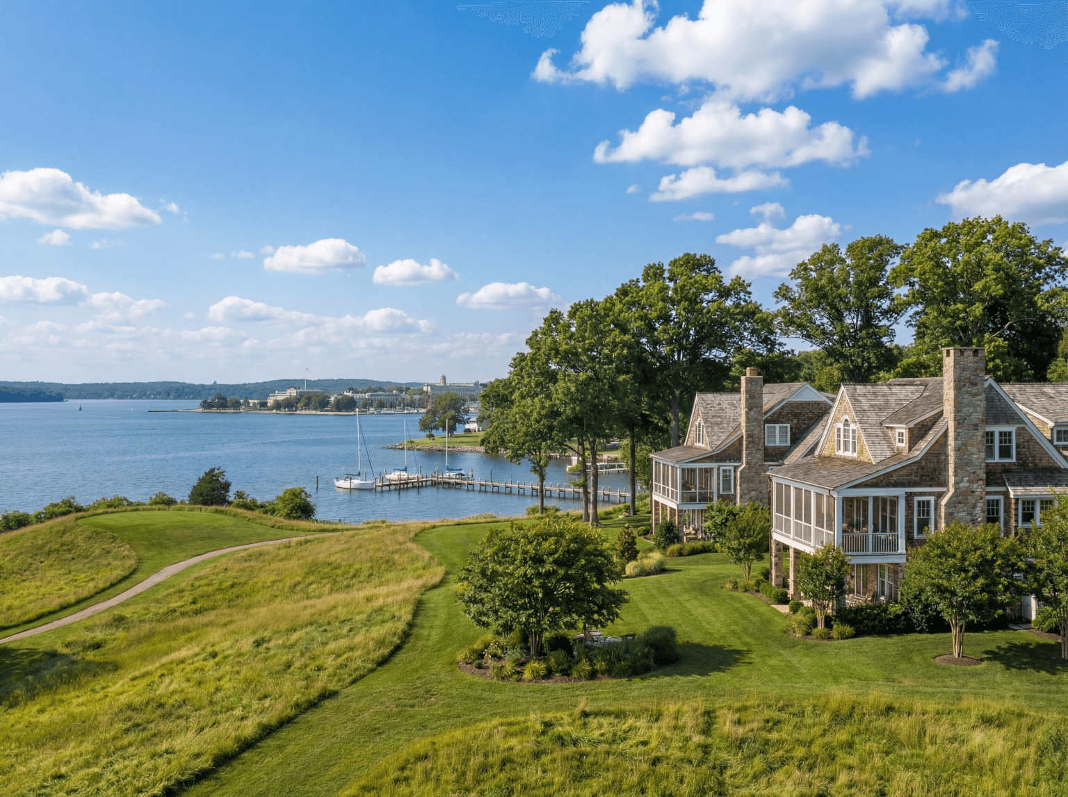Water front homes in Anne Arundel County, MD