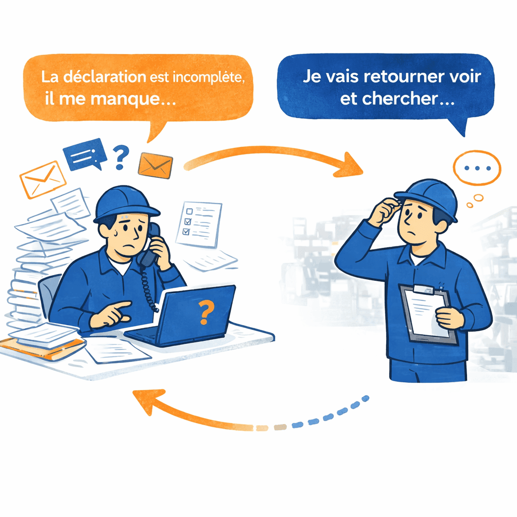 aller-retours infinis pour avoir toutes les informations