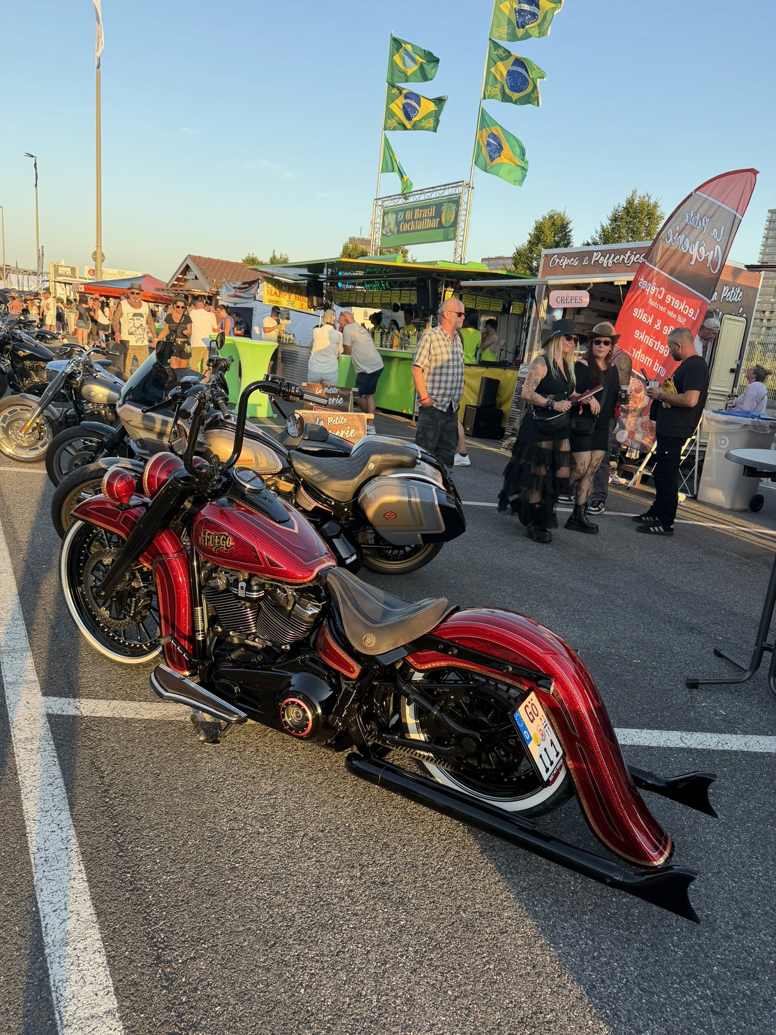 Custom Harley Bagger bei den Harley Days Hamburg 2026