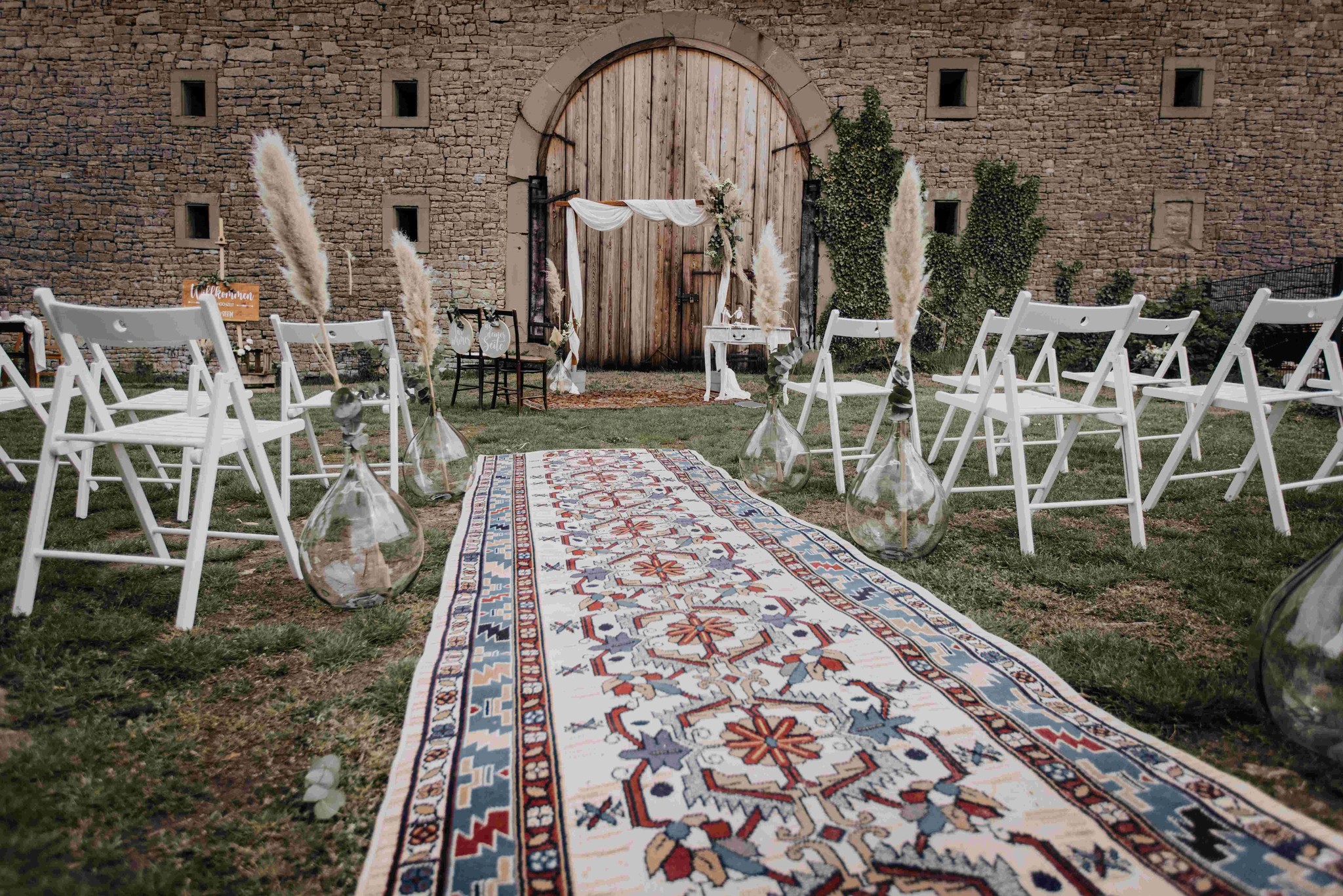 freie Trauung im Außenbereich des Schafhofs Wiesentheid