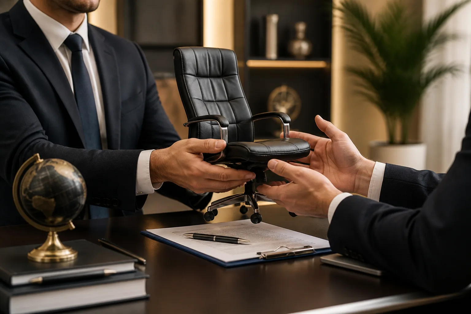 Changing Directors of a Dubai Company beside a signed corporate agreement with an official stamp