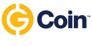 G-Coin icon showing a golden “G” symbol enclosed within a circular frame on a gradient blue background. Sleek, modern logo design associated with digital gold ownership.
