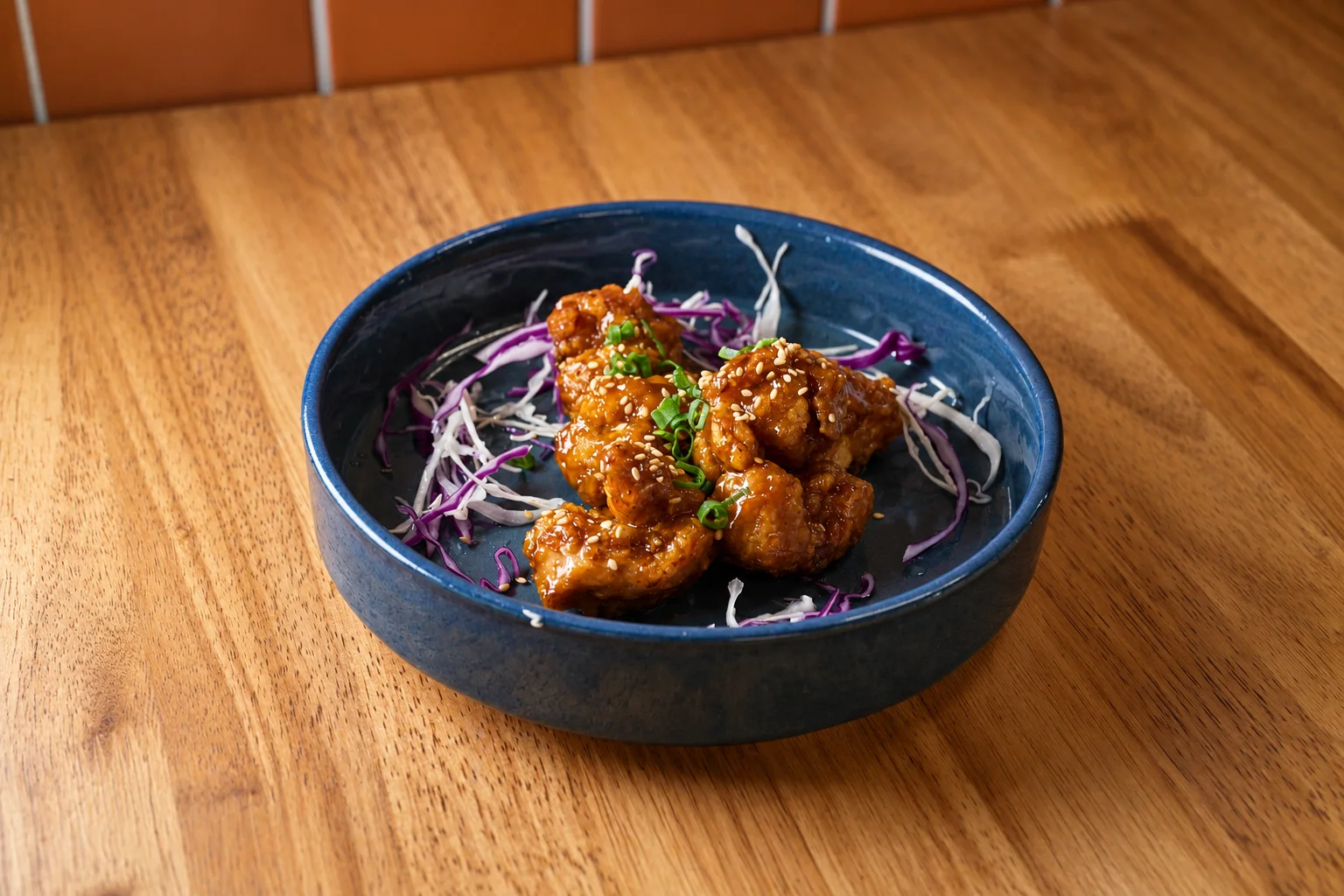 Glazed chicken bites at Bungeo