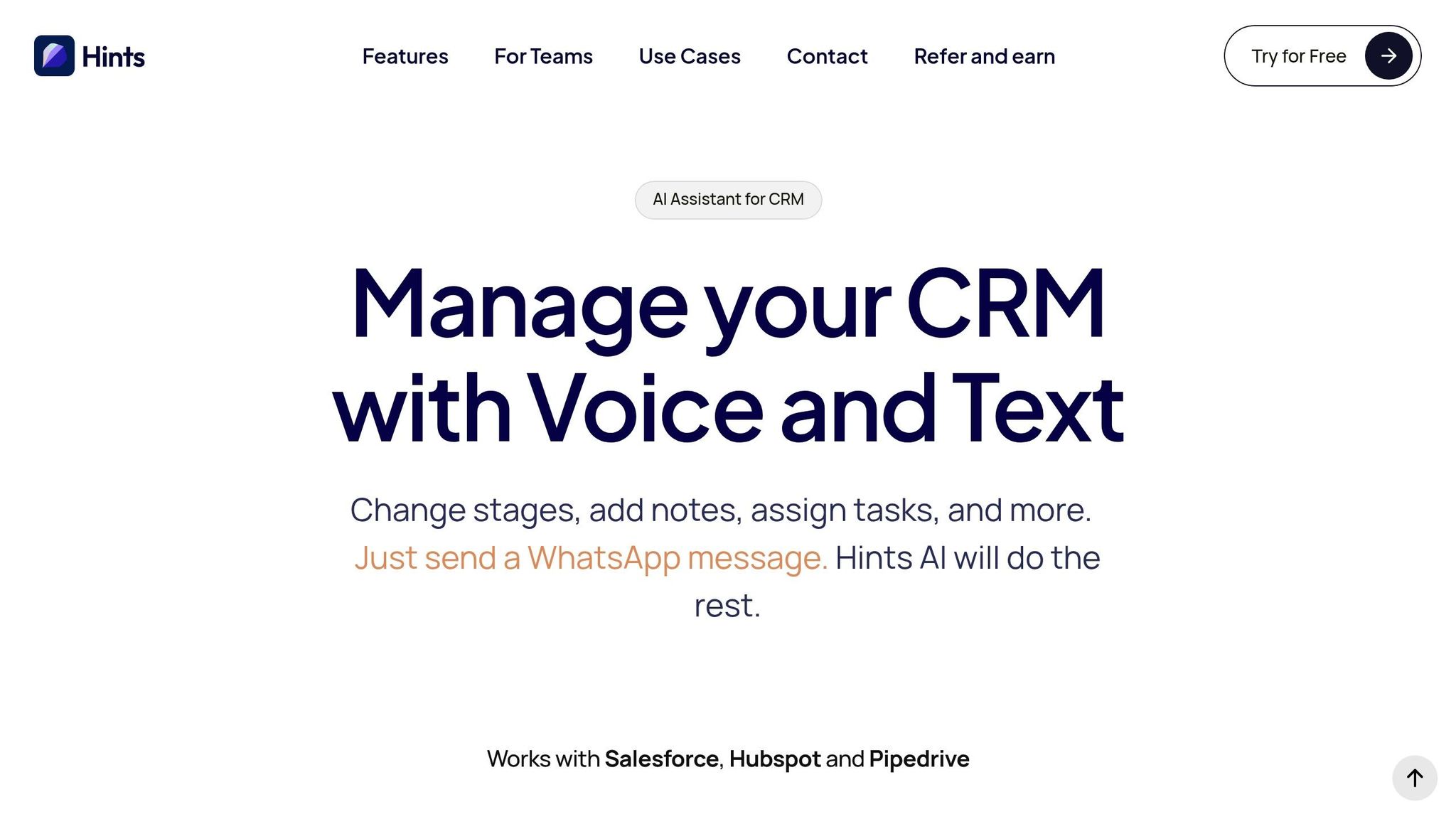 Hints Sales AI Assistant