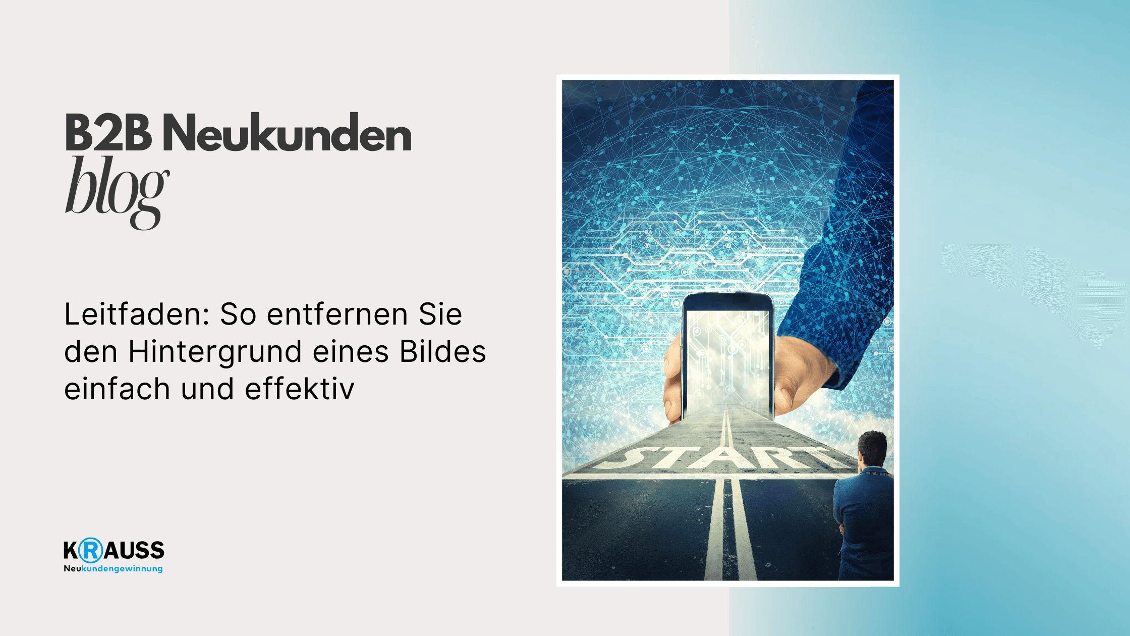 Leitfaden: So entfernen Sie den Hintergrund eines Bildes einfach und effektiv