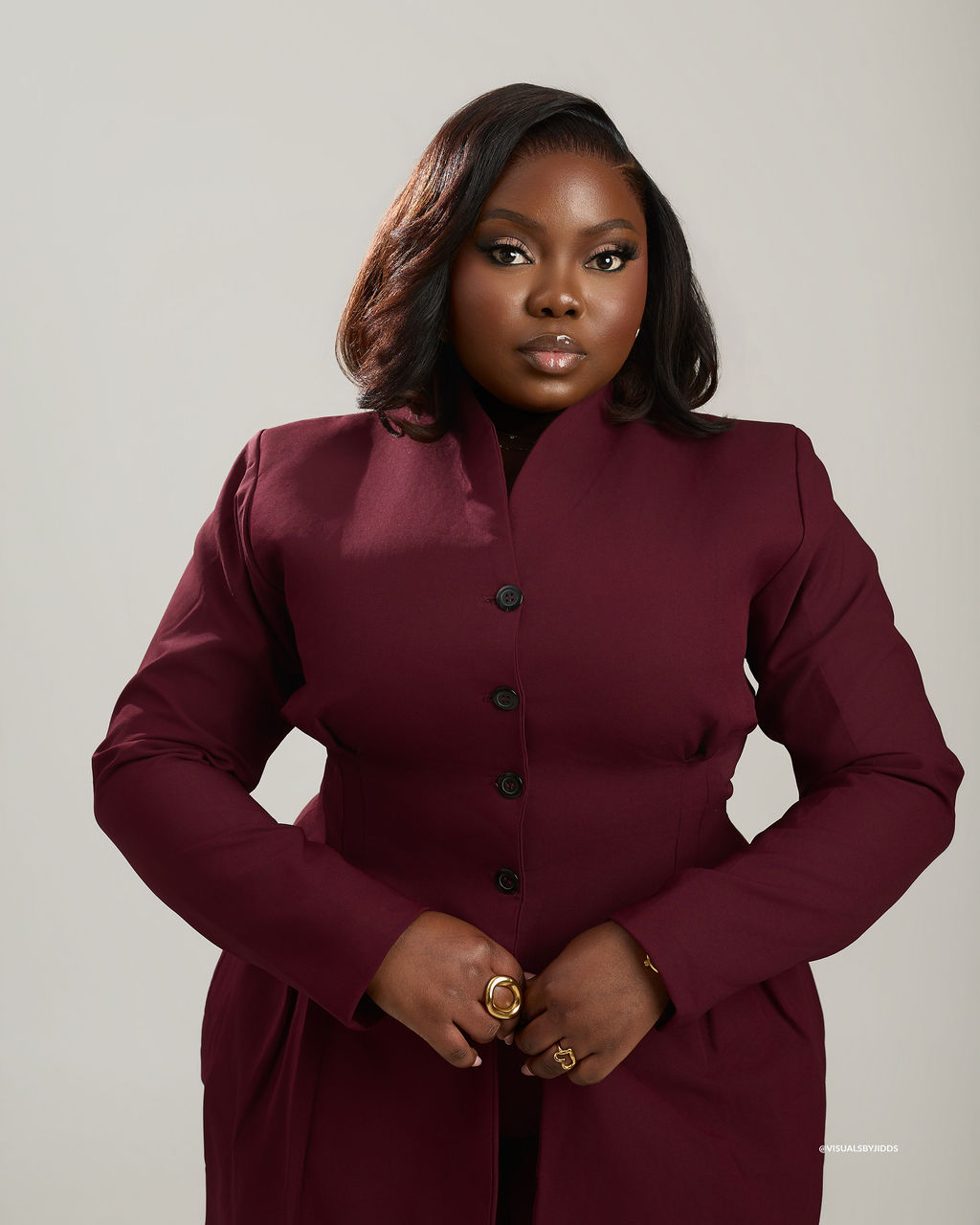 young fit girl showing up her wellness body